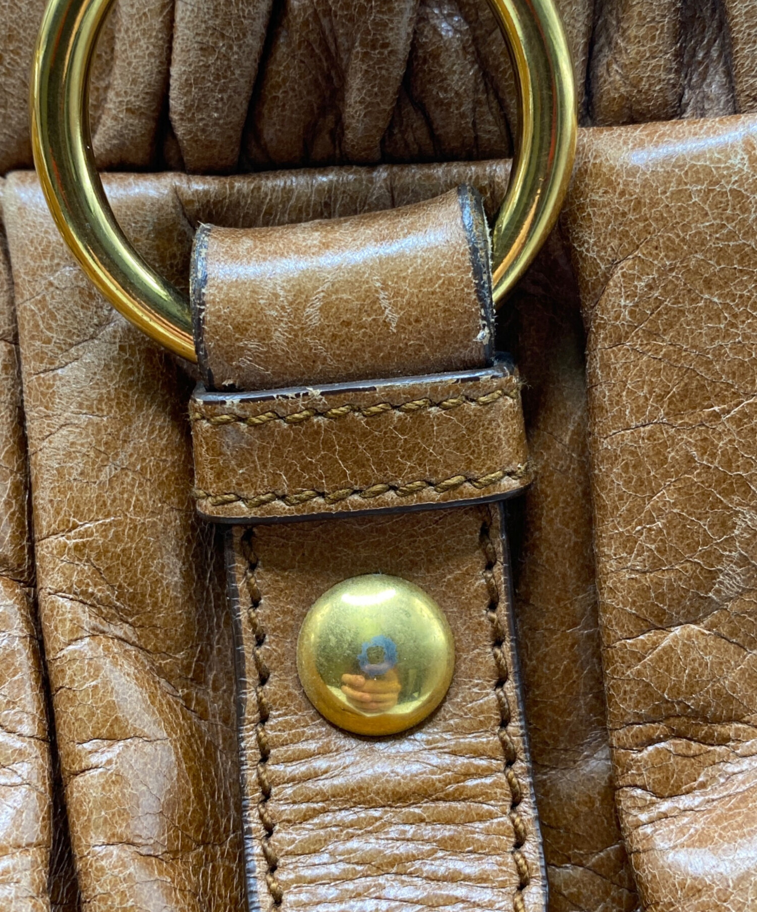 中古・古着通販】MIU MIU (ミュウミュウ) VITELLO LUX 2WAYバッグ