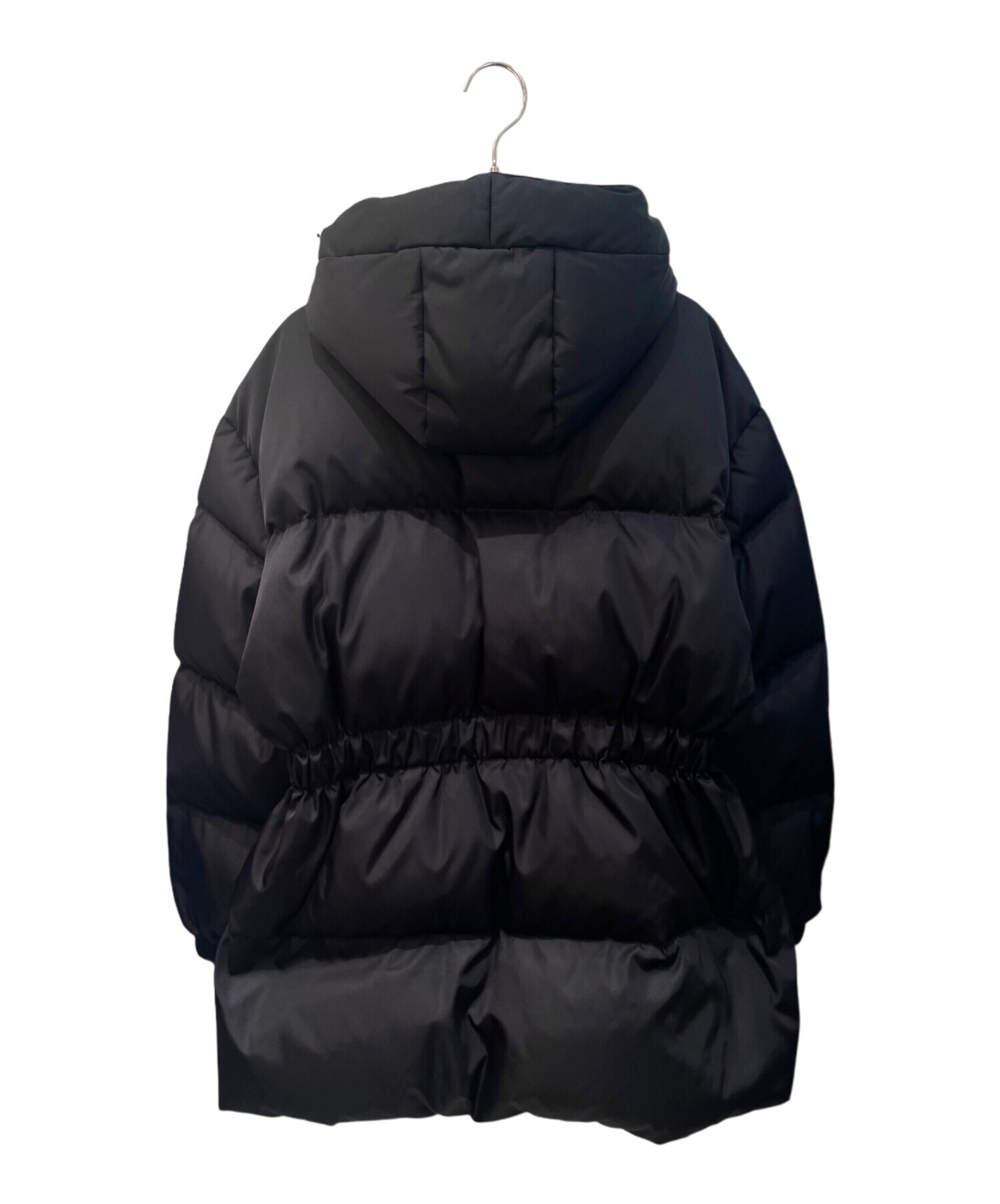 プラダ 当時物 ブラック フード付き ダウンジャケット PRADA MILANO PRADA ブラック ナイロンジャケット フード付き 【公式通販】