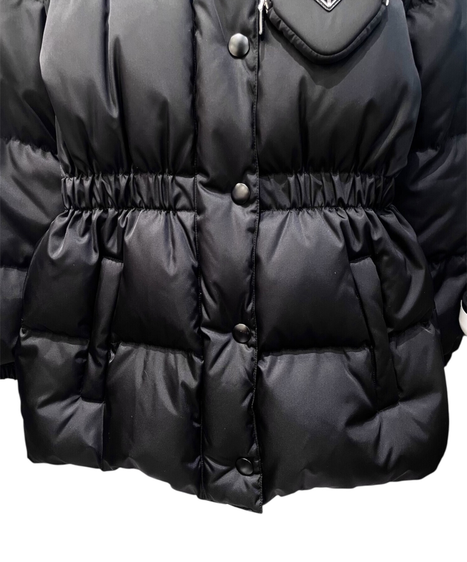 中古・古着通販】PRADA (プラダ) ダウンコート ブラック サイズ:44