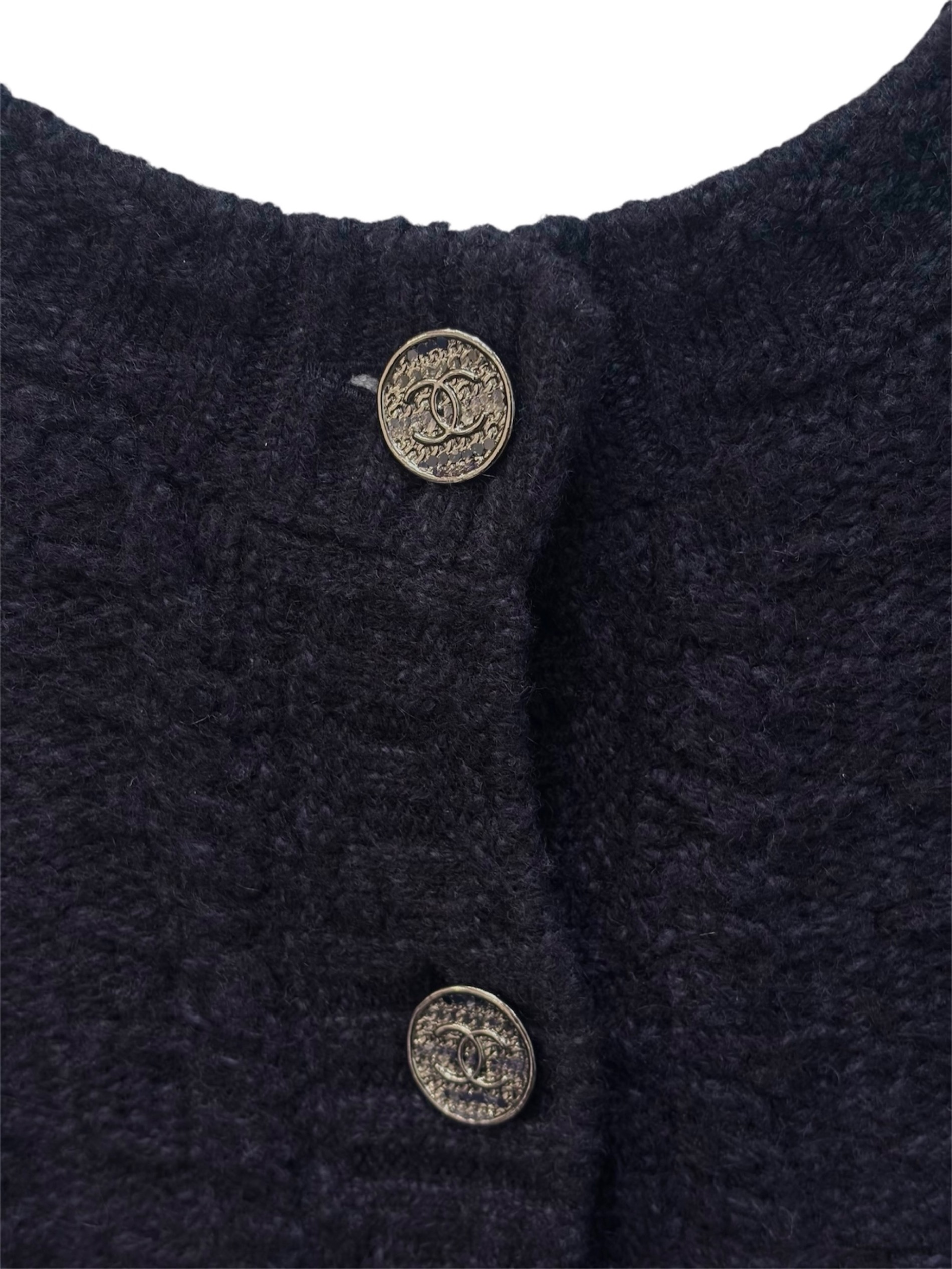 中古・古着通販】CHANEL (シャネル) ココボタン カシミヤ ニット