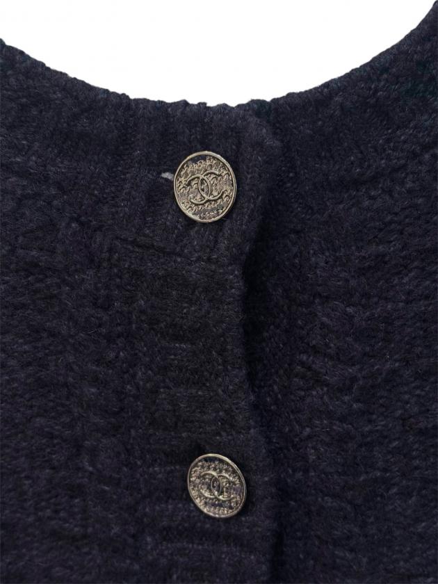 中古・古着通販】CHANEL (シャネル) ココボタン カシミヤ ニット