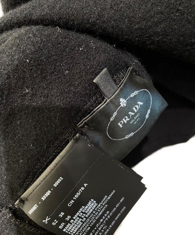 中古・古着通販】PRADA (プラダ) パーカー ブラック サイズ:38