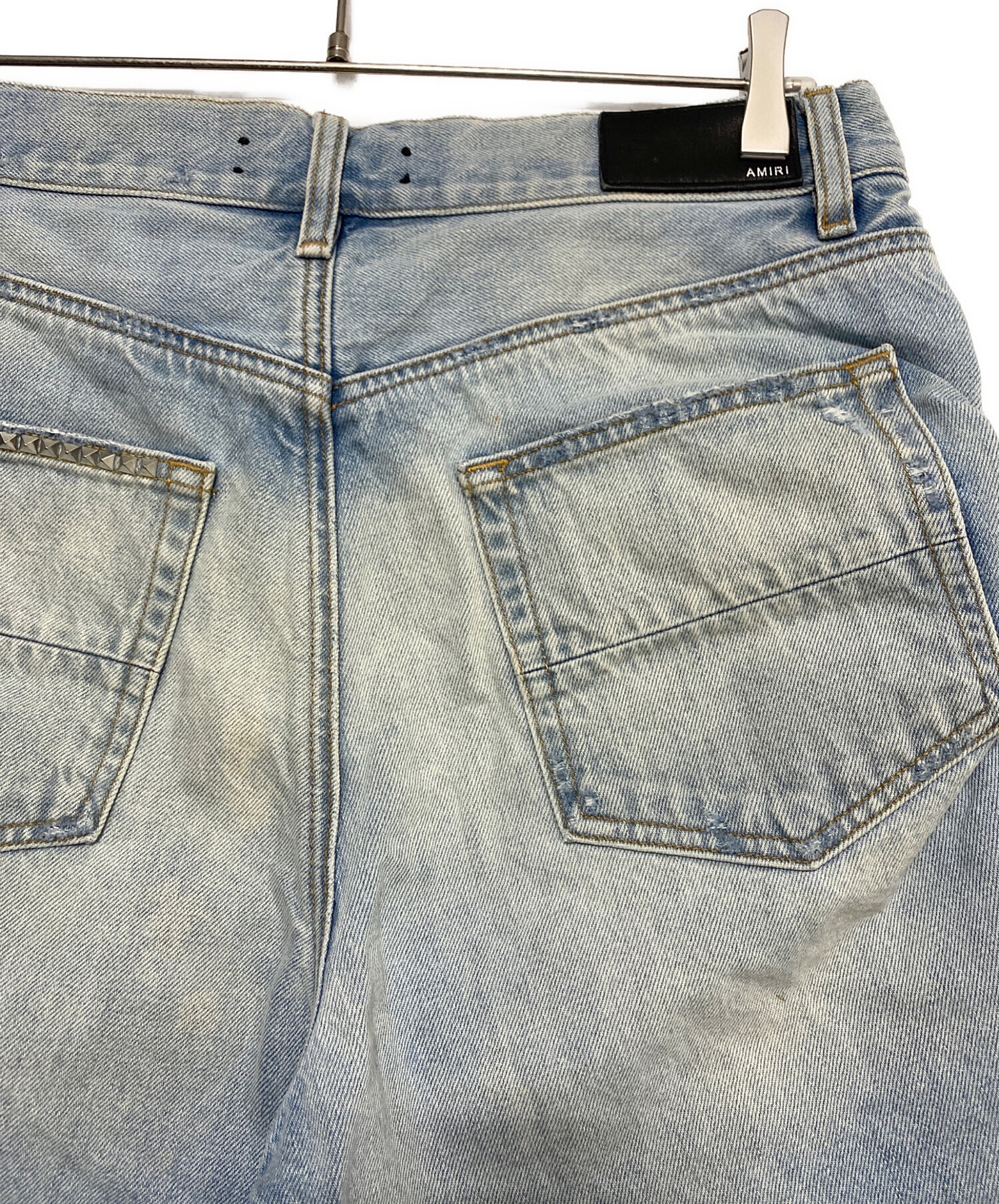 中古・古着通販】AMIRI (アミリ) アートパッチデニムショートパンツ
