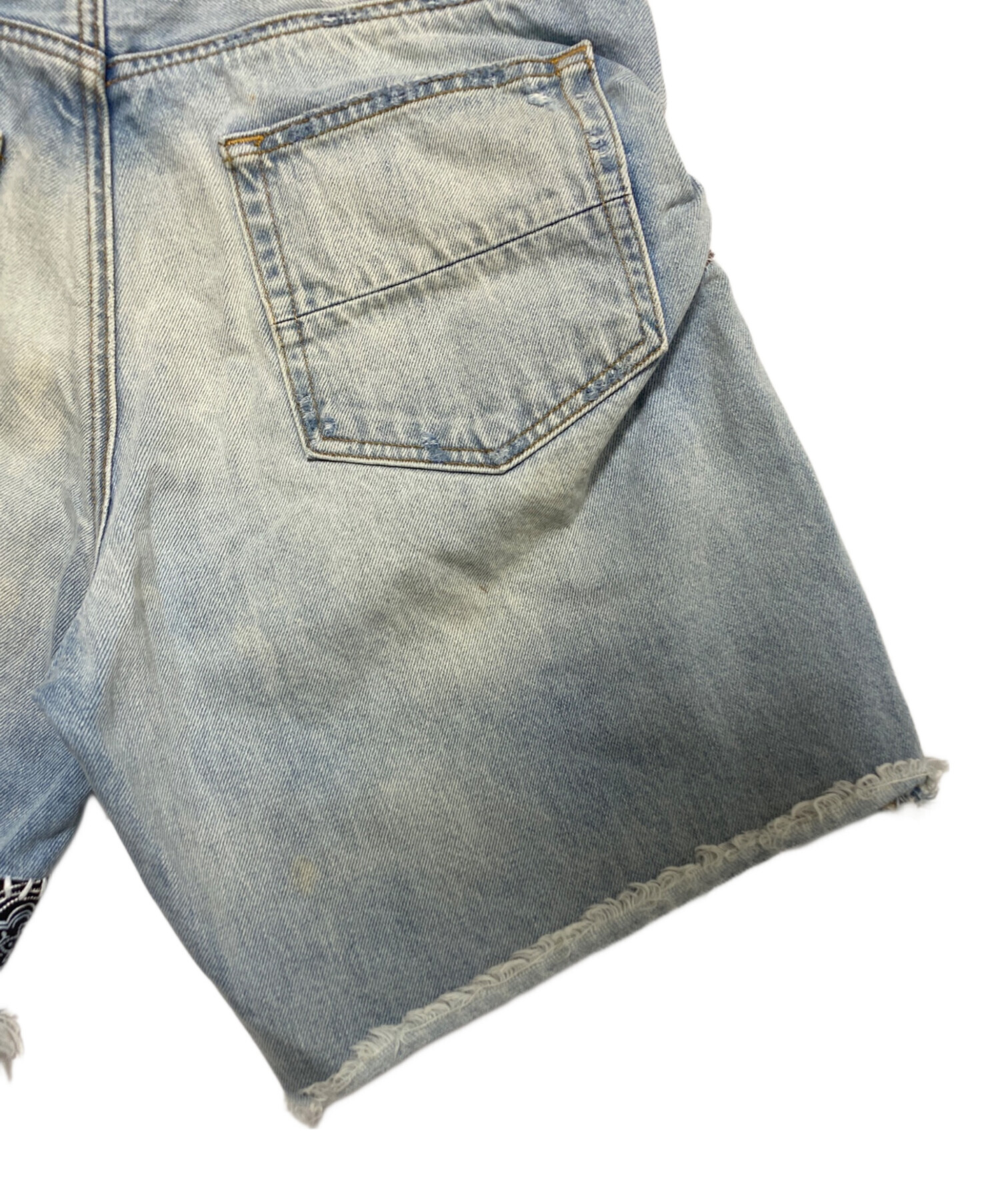 中古・古着通販】AMIRI (アミリ) アートパッチデニムショートパンツ