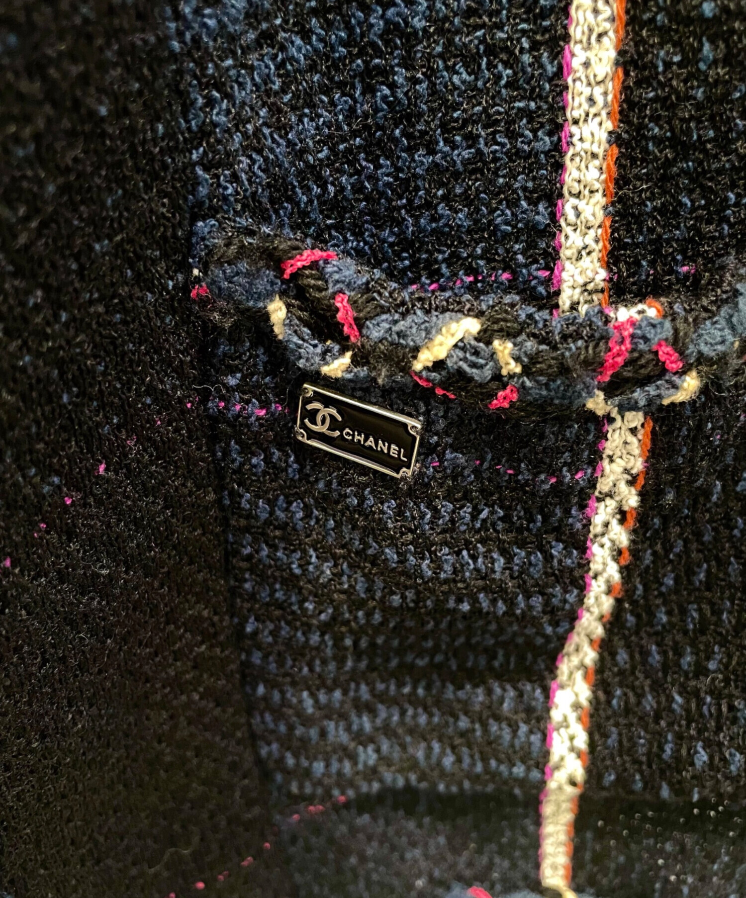 中古・古着通販】CHANEL (シャネル) ノーカラーツイードジャケット