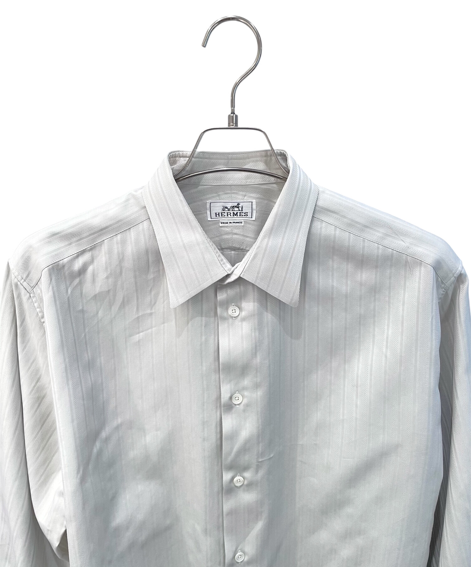 中古・古着通販】HERMES (エルメス) セリエボタン織り柄レギュラー