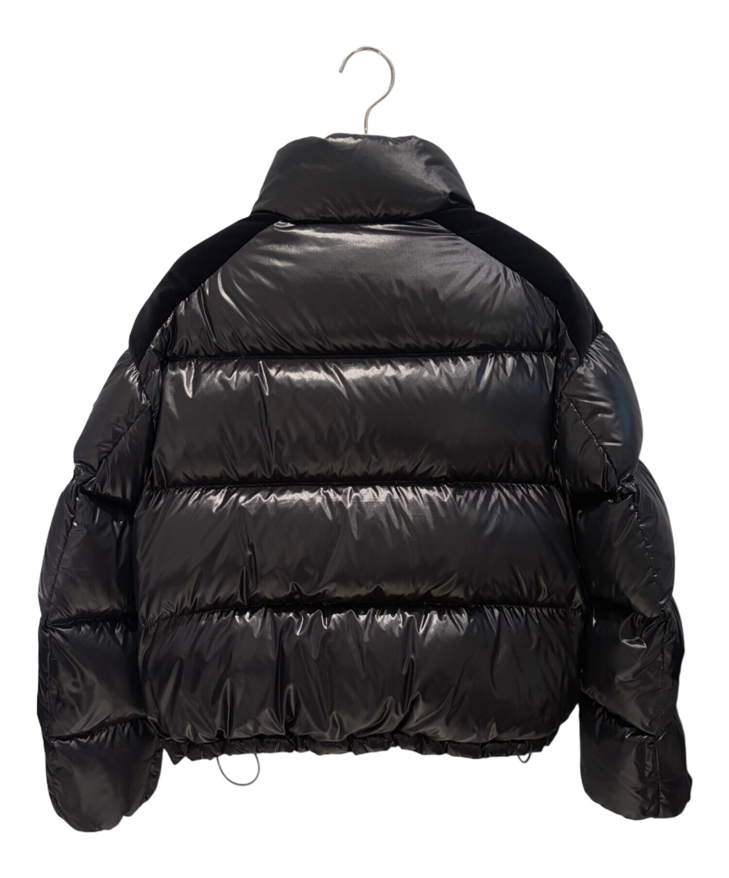 【美品】MONCLER ダウンジャケット ALOUETTE 0 ブラック 中古・古着通販】MONCLER (モンクレール) CHOUETTE/ダウンジャケット