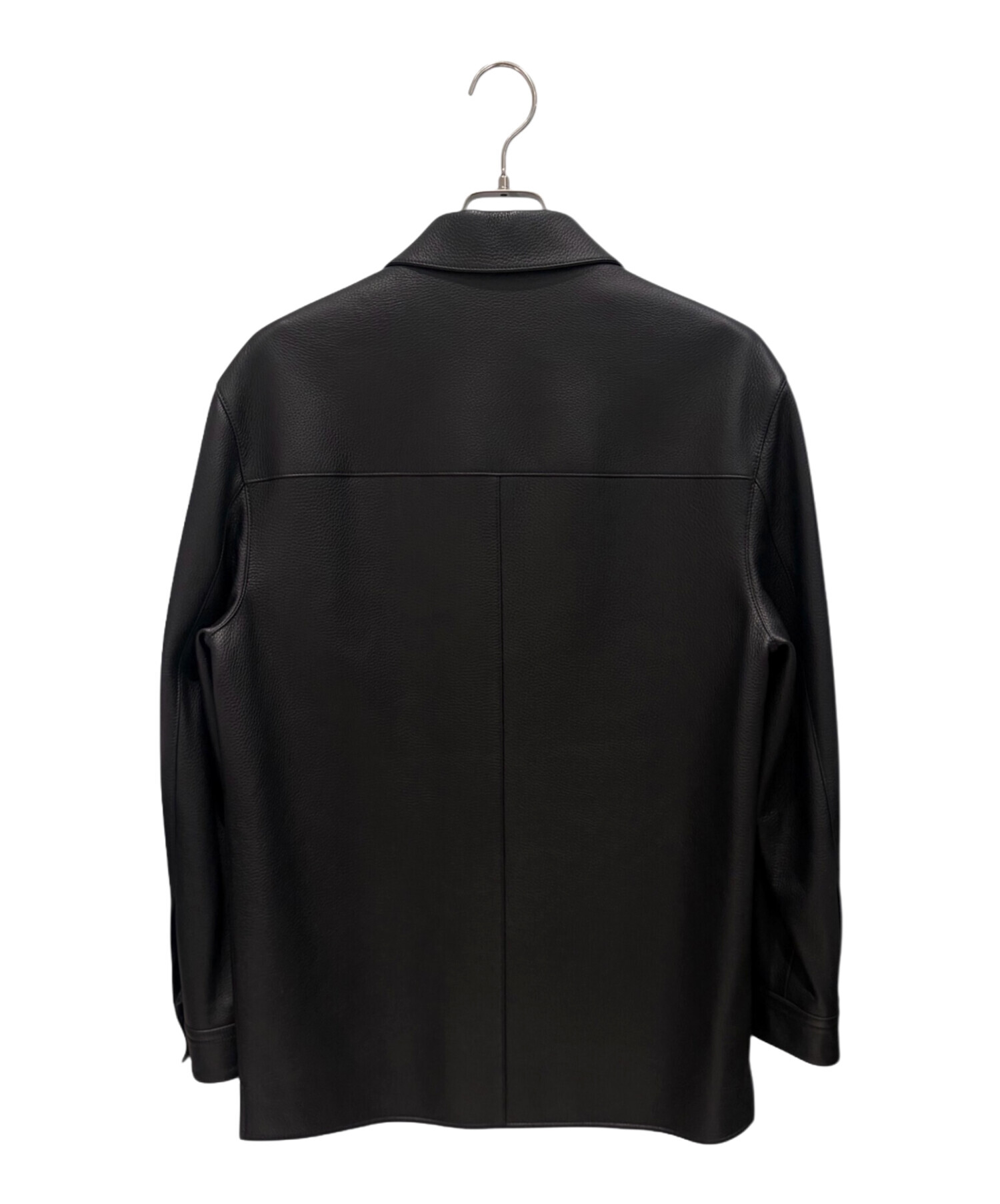 中古・古着通販】HERMES (エルメス) オーバーシャツ ブラック サイズ