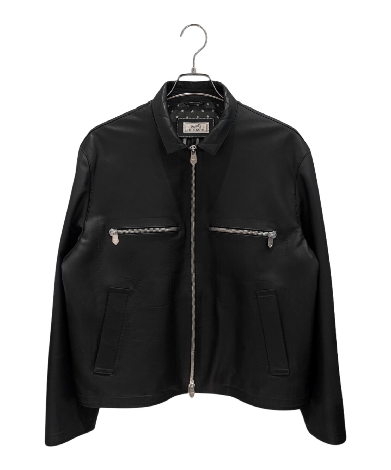 ジャケット・アウター HERMES leather jacket 中古・古着通販】HERMES (エルメス) レザージャケット/シュヴァル