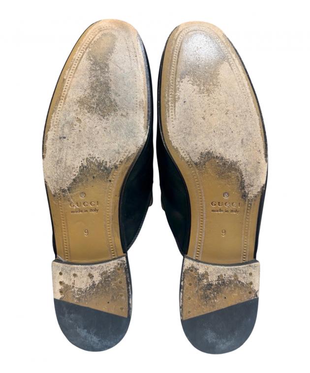 中古・古着通販】GUCCI (グッチ) プリンスタウン レザー ミュール