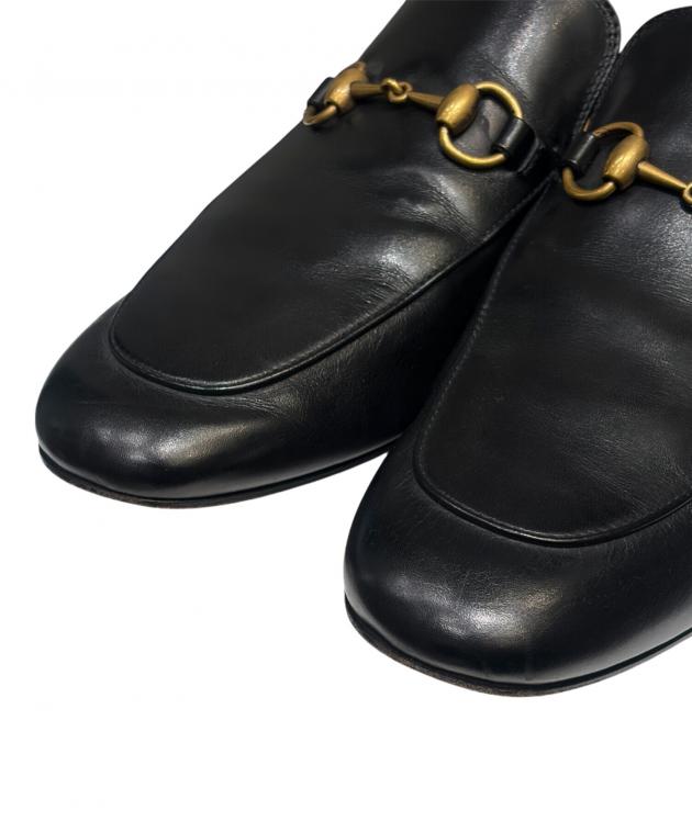 中古・古着通販】GUCCI (グッチ) プリンスタウン レザー ミュール