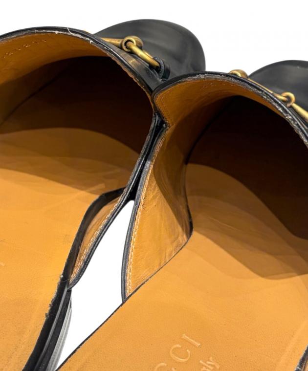 中古・古着通販】GUCCI (グッチ) プリンスタウン レザー ミュール