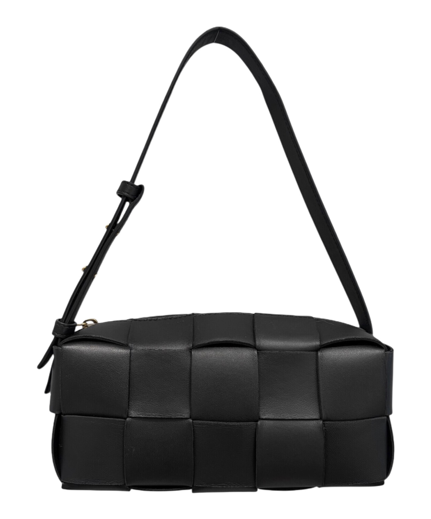 BOTTEGA VENETA ボッテガベネタ ショルダーバッグ  黒 【古着】【中古】【送料無料】 BOTTEGA VENETA - BOTTEGA VENETA ボッテガベネタ ショルダーバッグ 黒