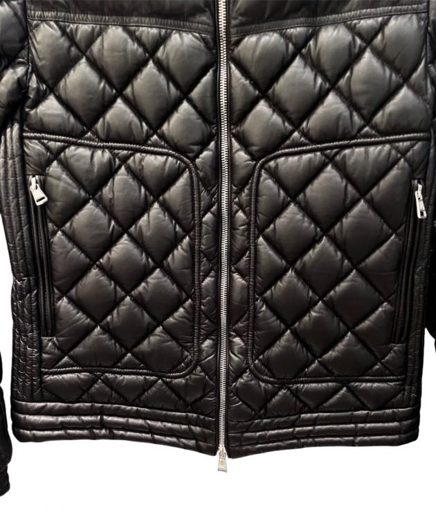 中古・古着通販】MONCLER (モンクレール) レザーキルティングダウン