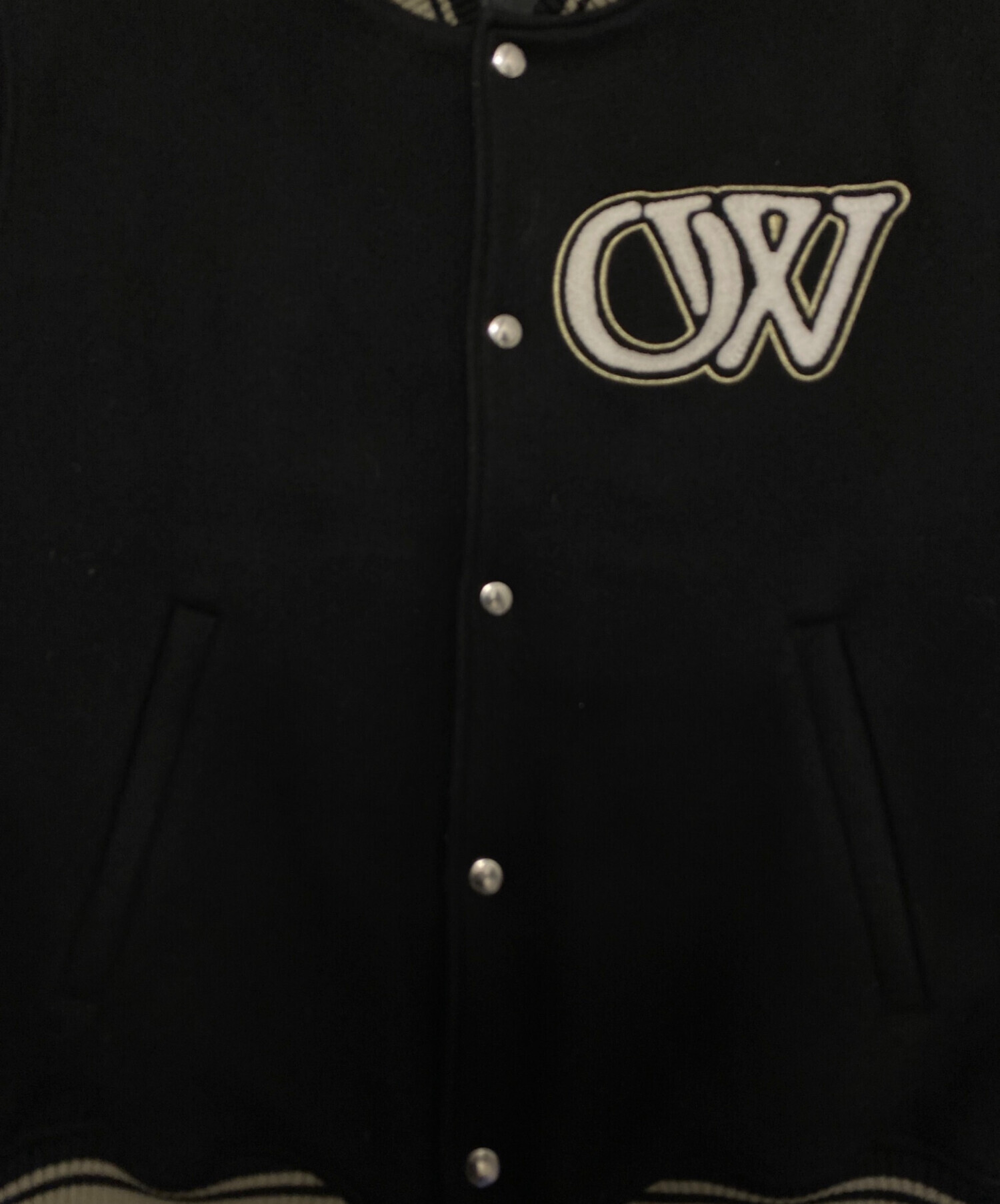 中古・古着通販】OFFWHITE (オフホワイト) 袖エンブロイダリーバー