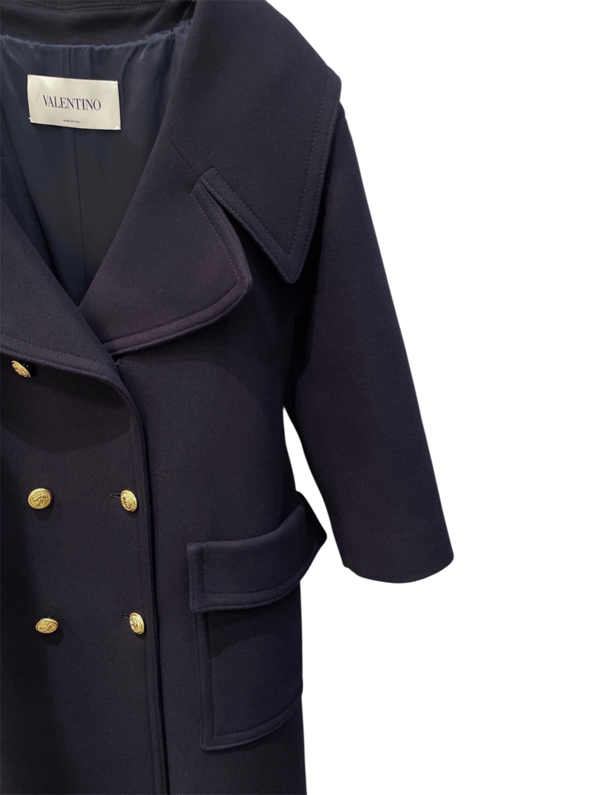 中古・古着通販】VALENTINO (ヴァレンティノ) 金ボタンダブルブレスト