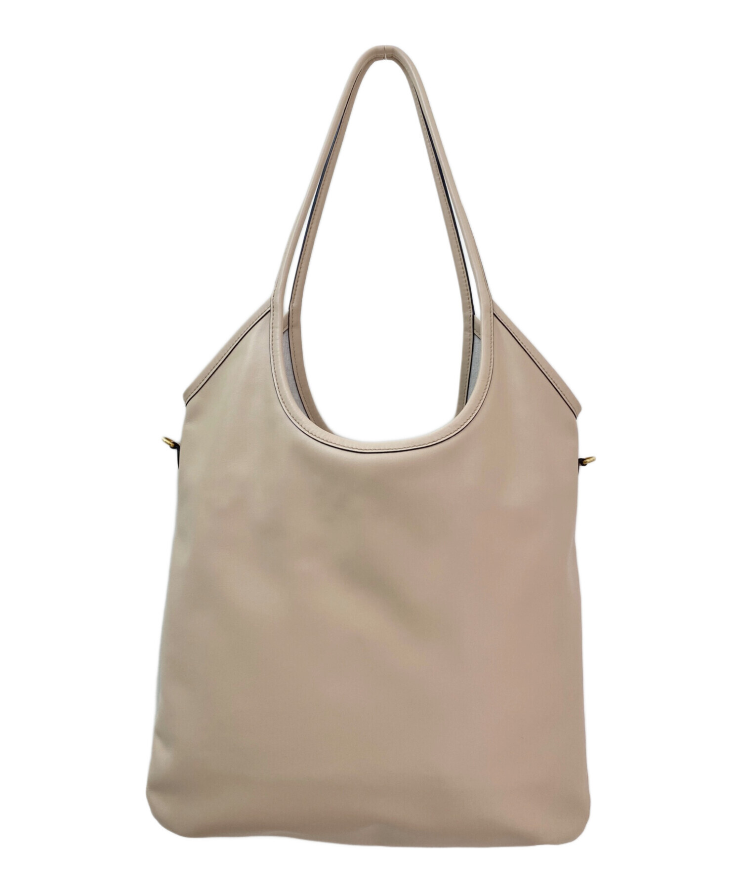Miumiu ミュウミュウ　バッグ　中古 中古・古着通販】MIU MIU (ミュウミュウ) Ivy レザー バッグ ベージュ