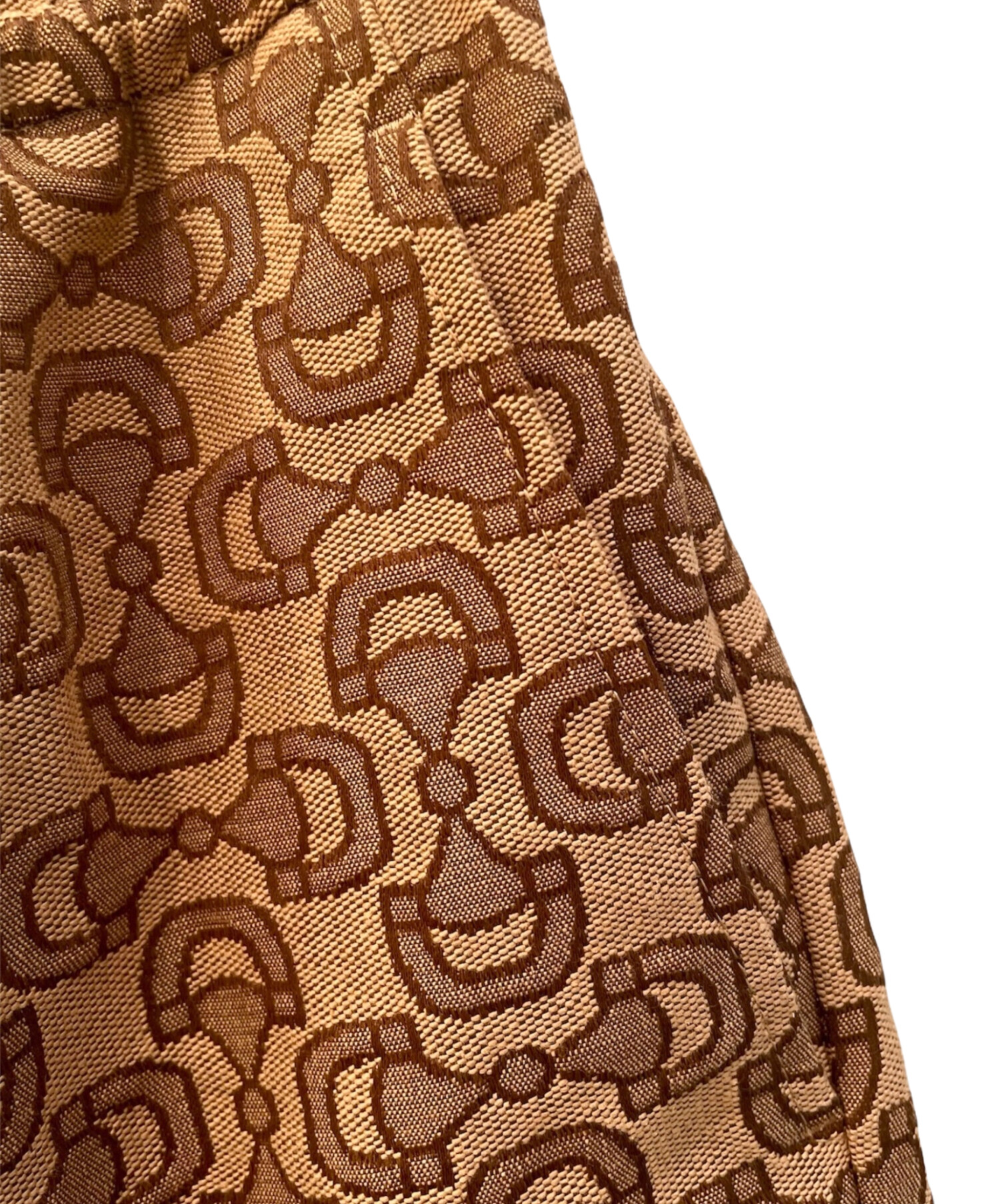 中古・古着通販】GUCCI (グッチ) GGコットンキャンバスパンツ ブラウン