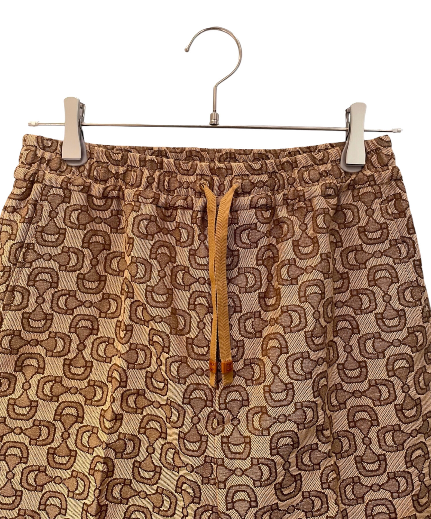 中古・古着通販】GUCCI (グッチ) GGコットンキャンバスパンツ ブラウン