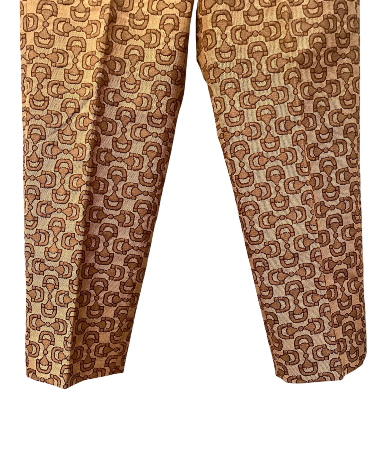 中古・古着通販】GUCCI (グッチ) GGコットンキャンバスパンツ ブラウン