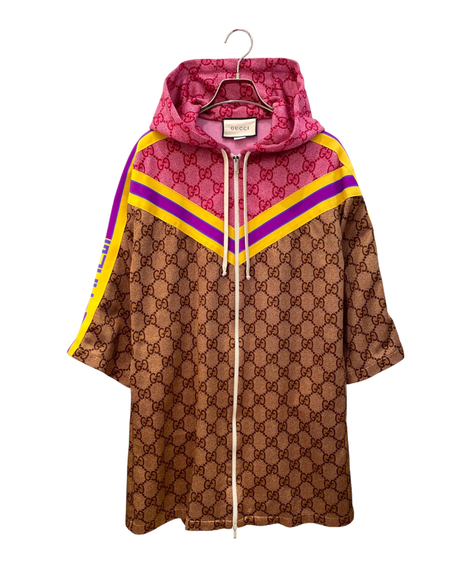 中古・古着通販】GUCCI (グッチ) GG総柄テクニカルジャージパーカー