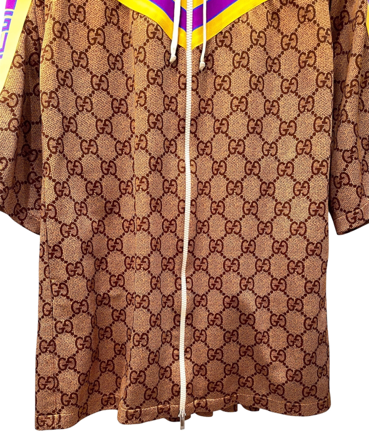 中古・古着通販】GUCCI (グッチ) GG総柄テクニカルジャージパーカー