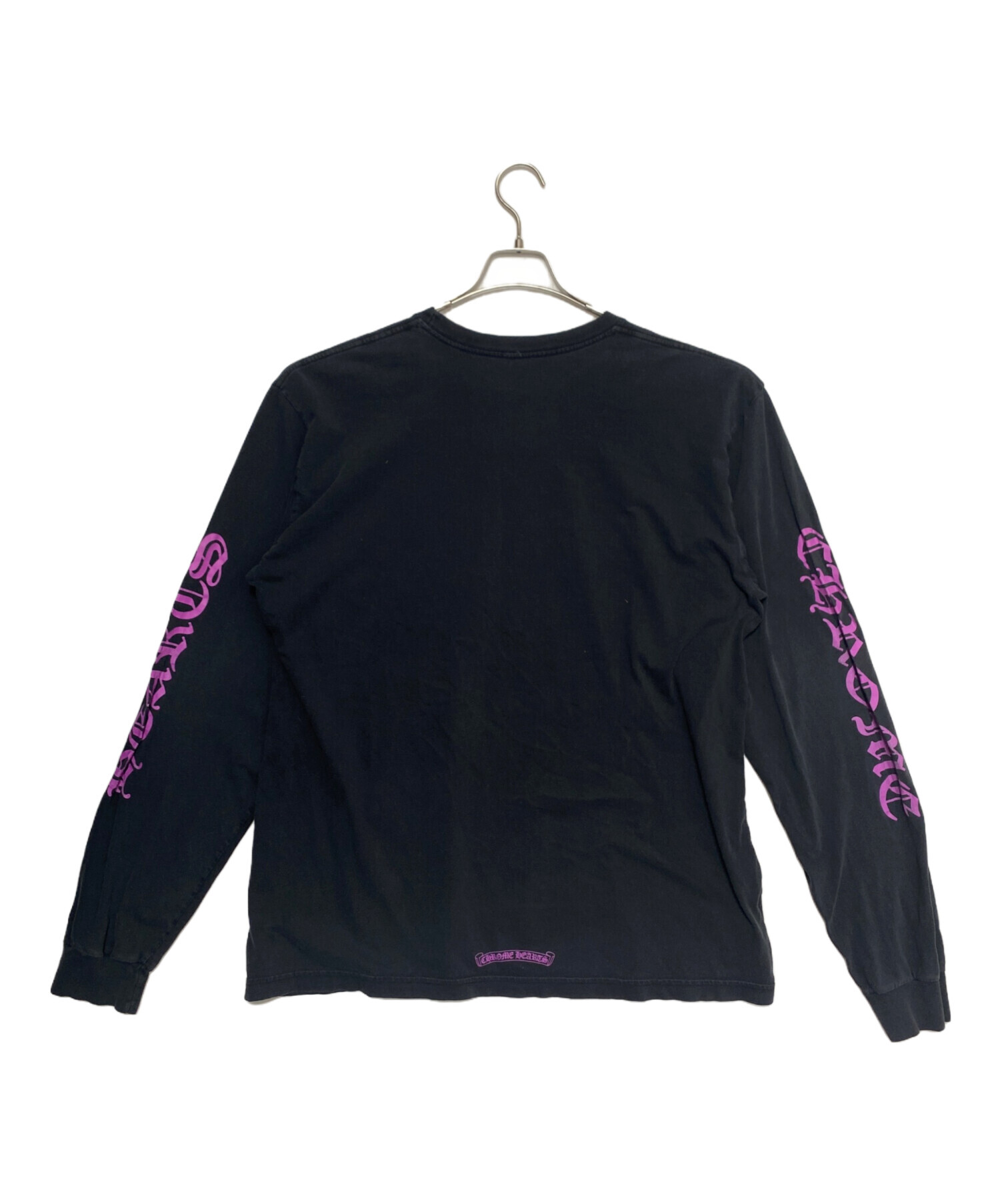 中古・古着通販】CHROME HEARTS (クロムハーツ) ネックロゴ長袖Tシャツ