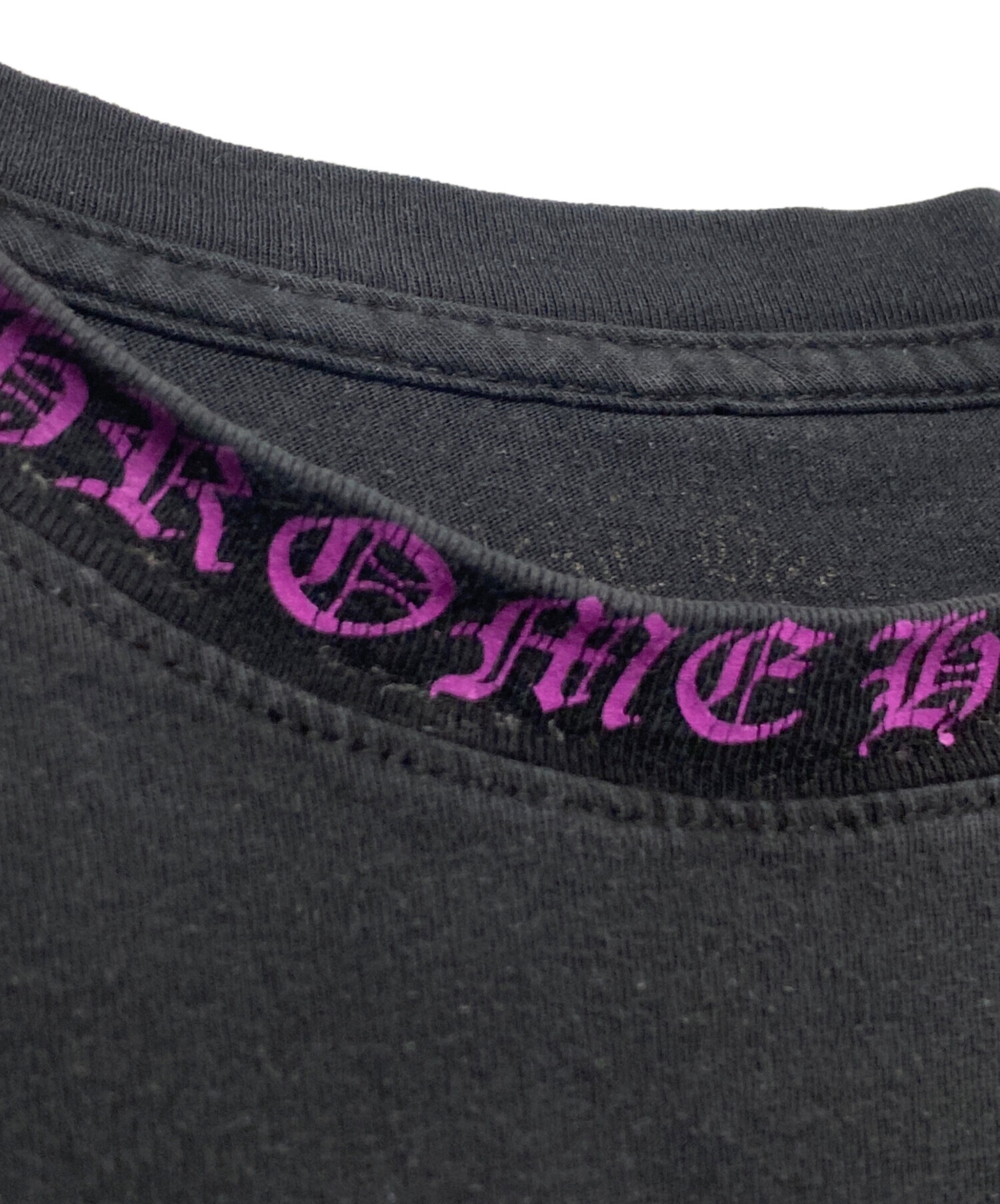 中古・古着通販】CHROME HEARTS (クロムハーツ) ネックロゴ長袖Tシャツ