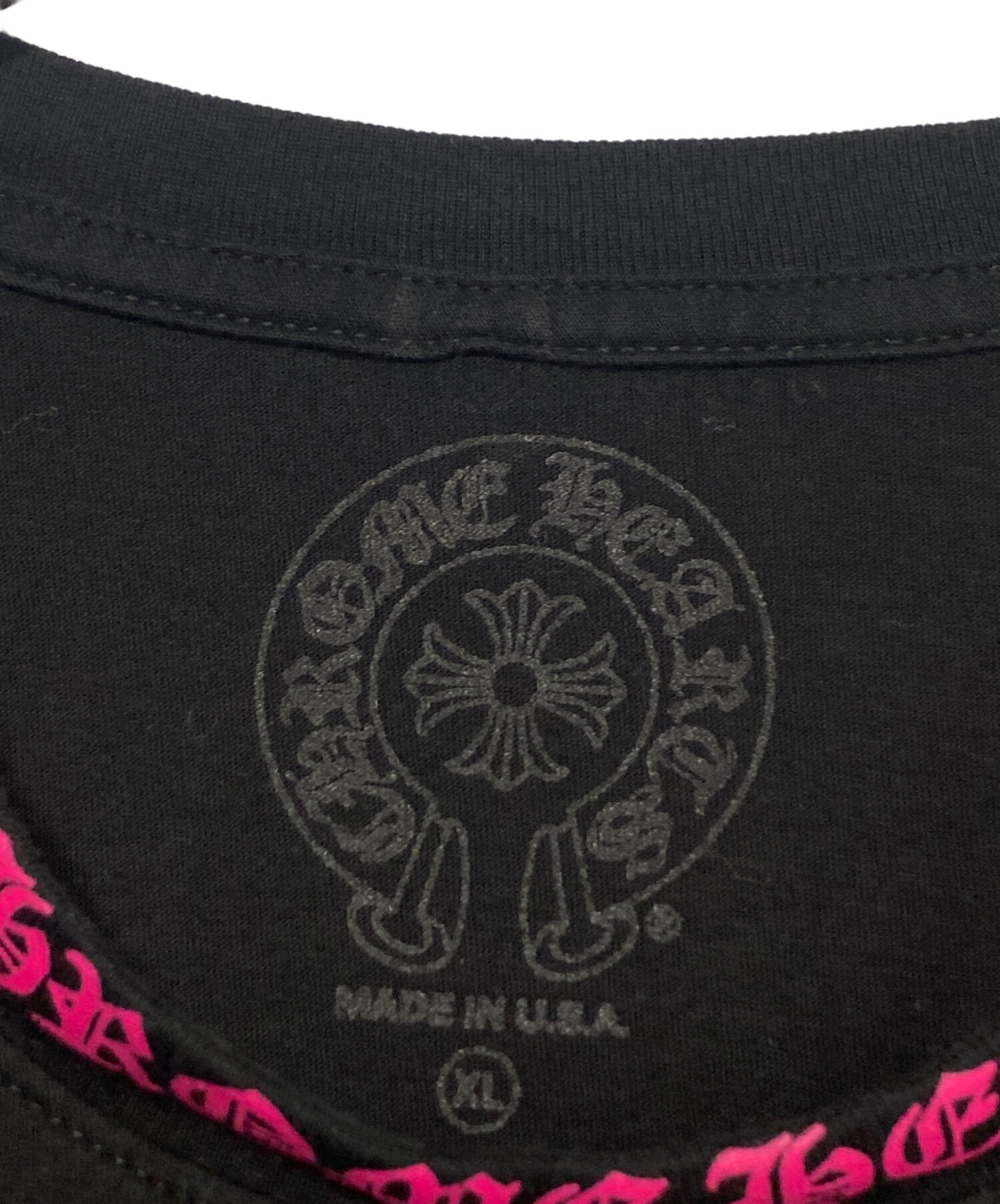 中古・古着通販】CHROME HEARTS (クロムハーツ) ネックロゴ長袖Tシャツ