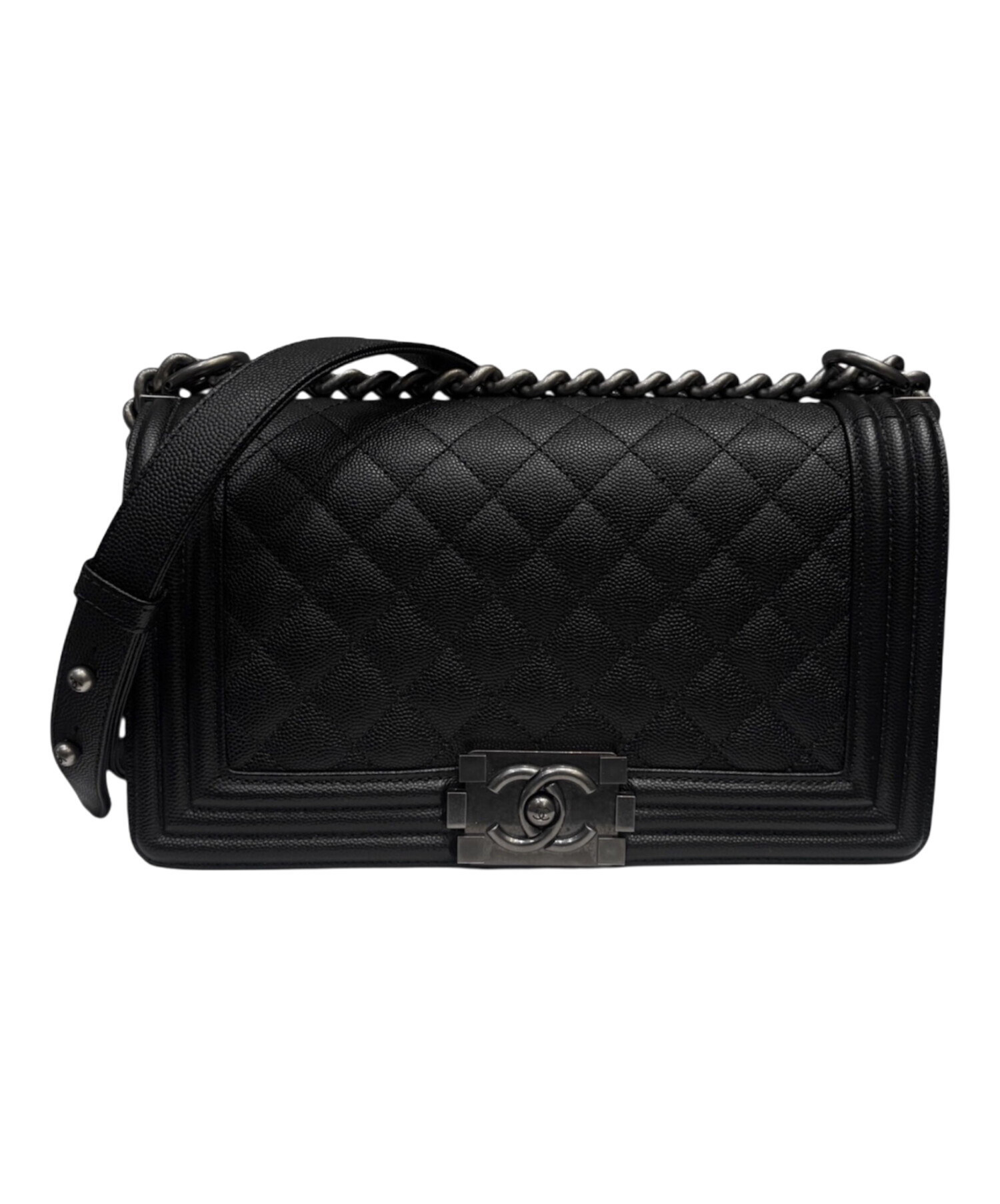 CHANEL ボイシャネル　ジャンク品 中古・古着通販】CHANEL (シャネル) ボーイシャネル25 ブラック サイズ