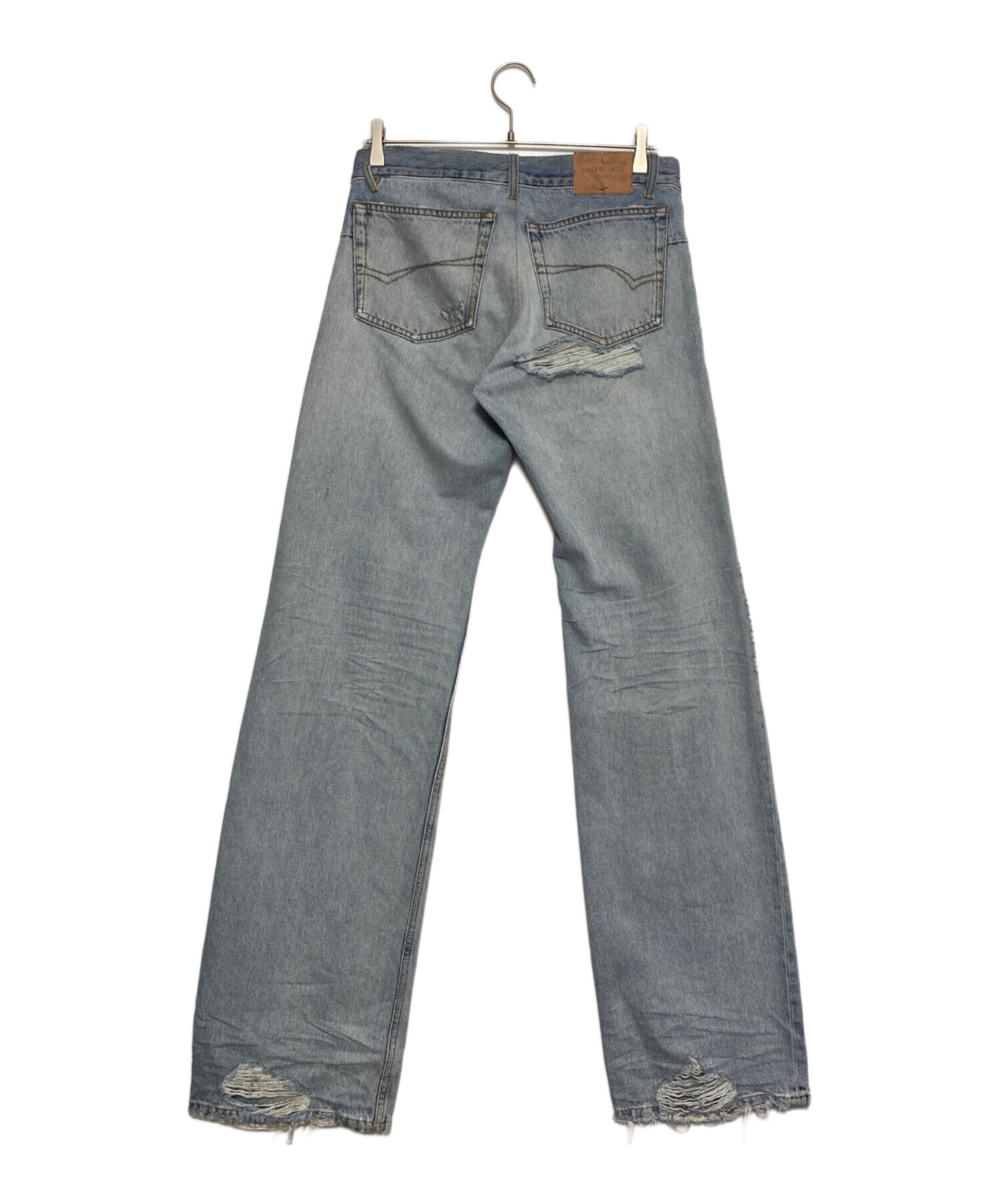 中古・古着通販】BALENCIAGA (バレンシアガ) ローライズダメージデニム 