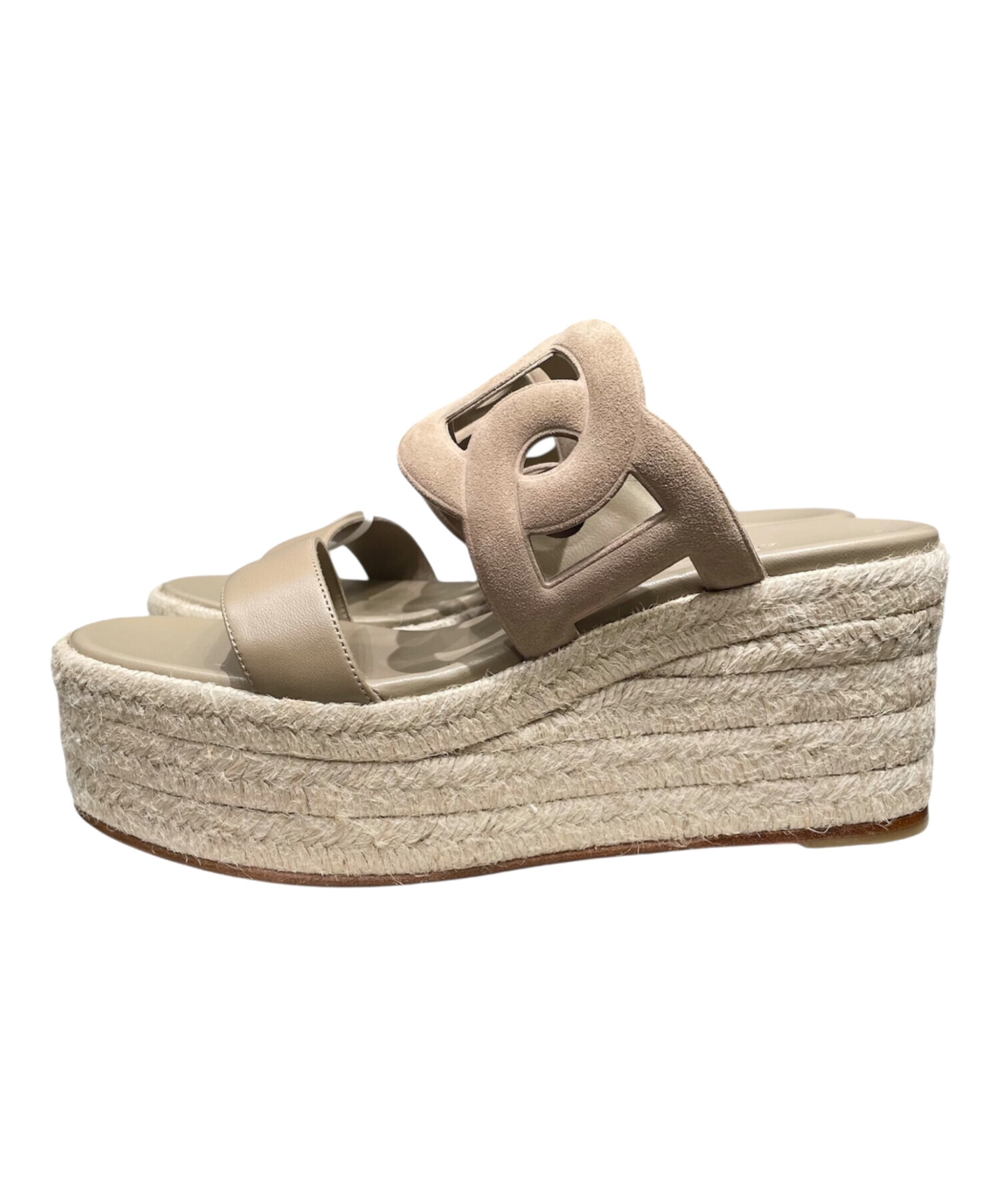 中古・古着通販】HERMES (エルメス) イテア30/エスパドリーユ ベージュ