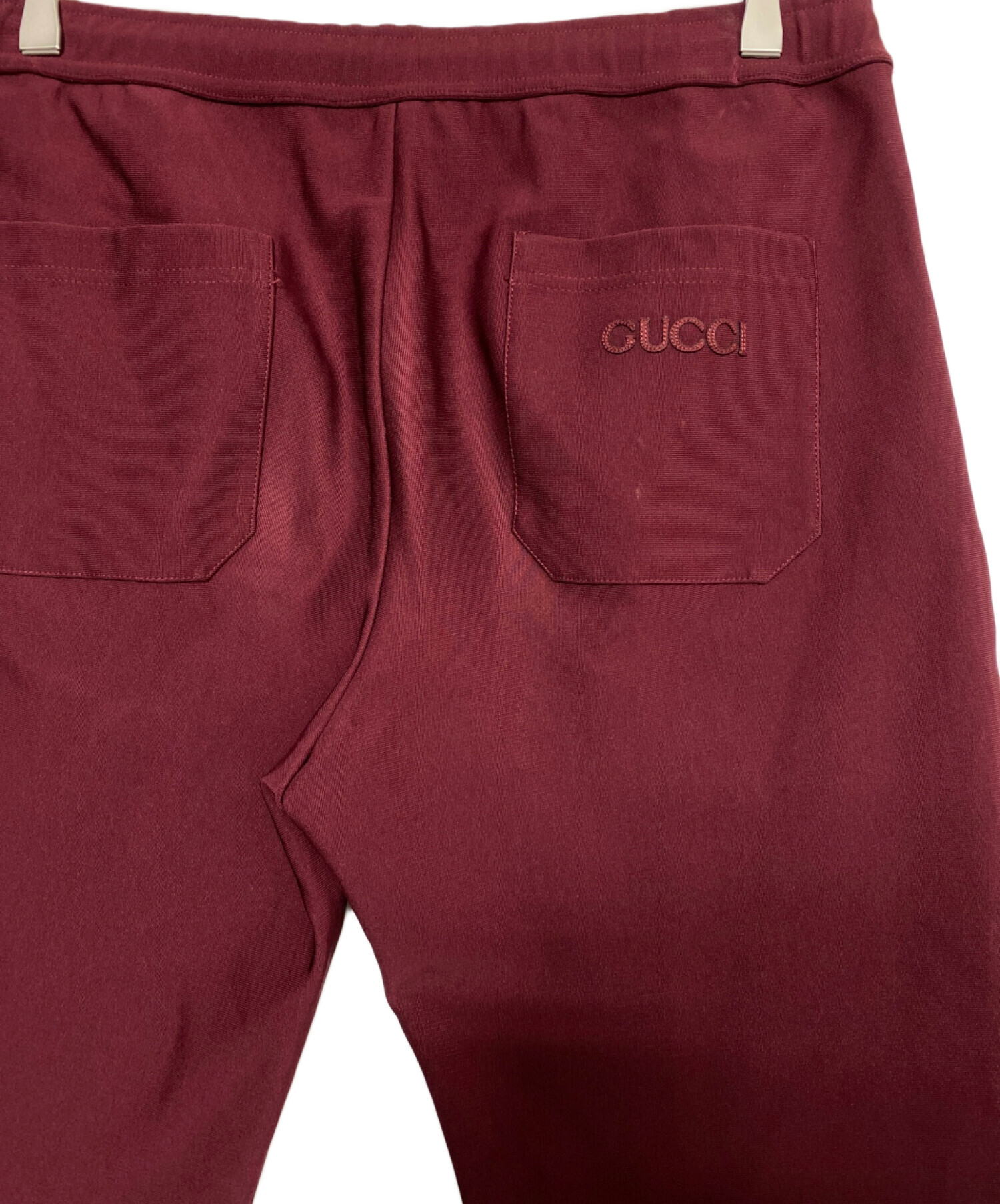 中古・古着通販】GUCCI (グッチ) テクニカルジャージパンツ レッド