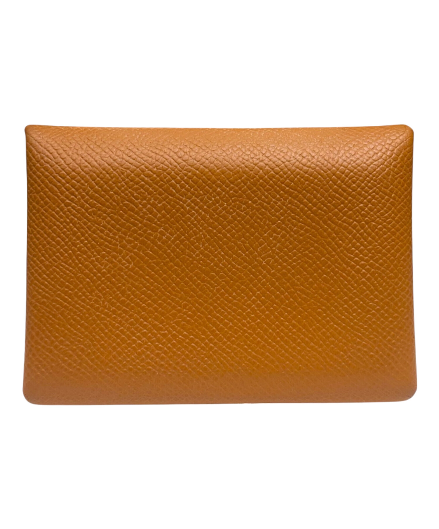 【新品未使用】HERMES Calvi カルヴィ ヴェルソ オレンジ×黄色 エルメス カルヴィ カードケース 名刺入れ オレンジ エプソン 【新品