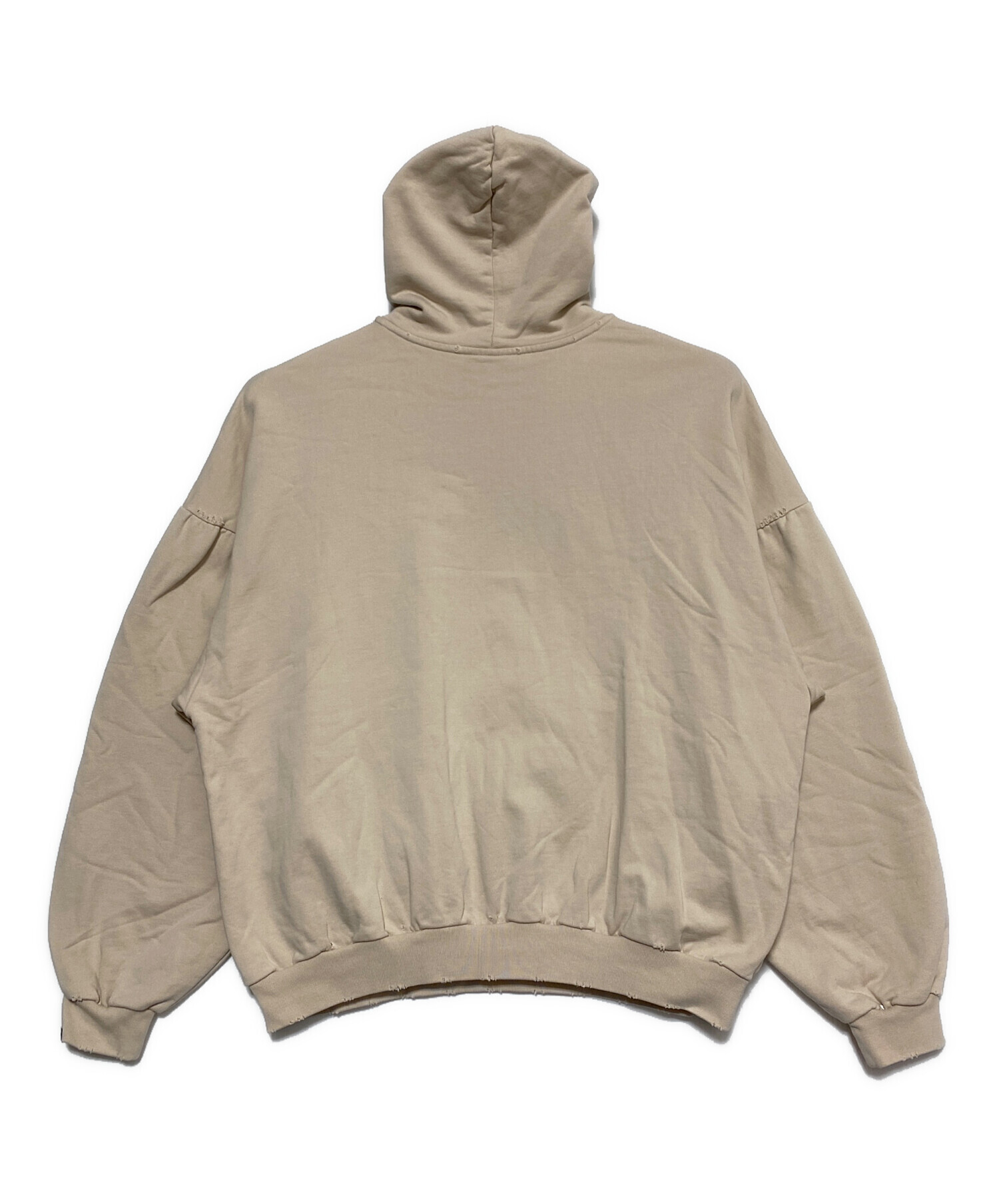 BALENCIAGA バレンシアガ パーカー L ピンクベージュ 【古着】【中古】 中古・古着通販】BALENCIAGA (バレンシアガ) プルオーバーパーカー