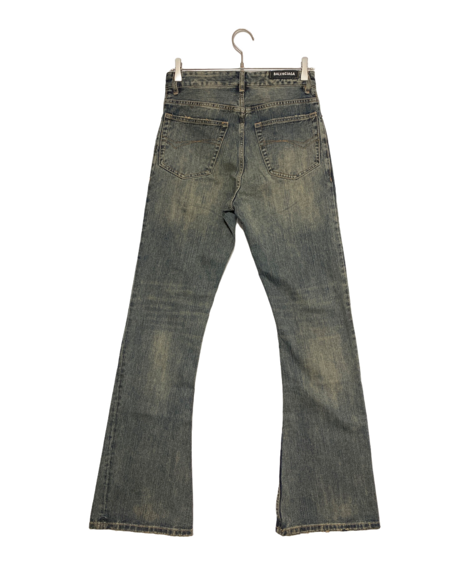 デニムパンツ バレンシアガ BALENCIAGA 美品 スコート ウォッシュ 751089 美品/国内正規/23年製 BALENCIAGA（バレンシアガ） 36 パンツ