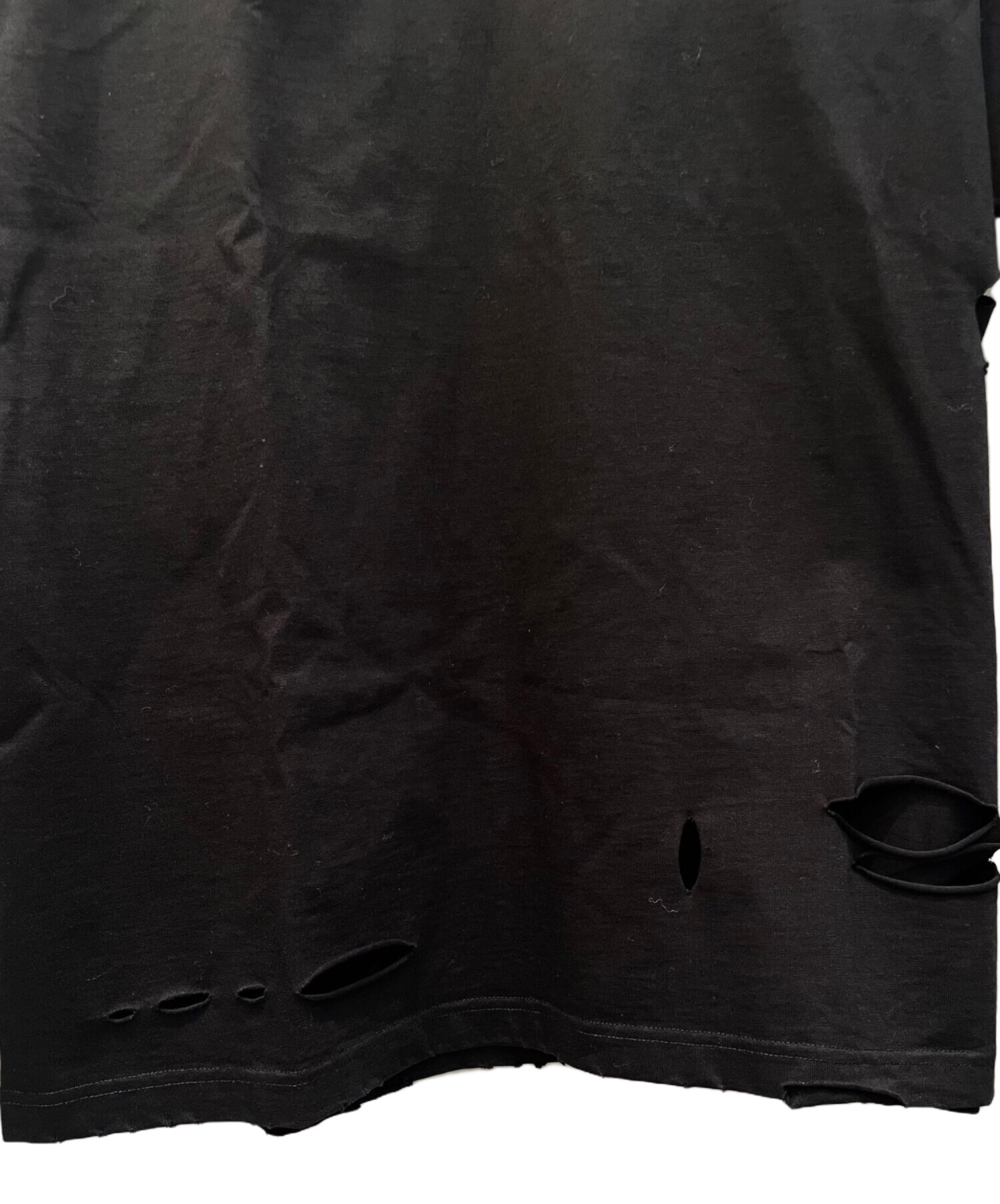 中古・古着通販】BALENCIAGA (バレンシアガ) ロゴプリント デストロイ
