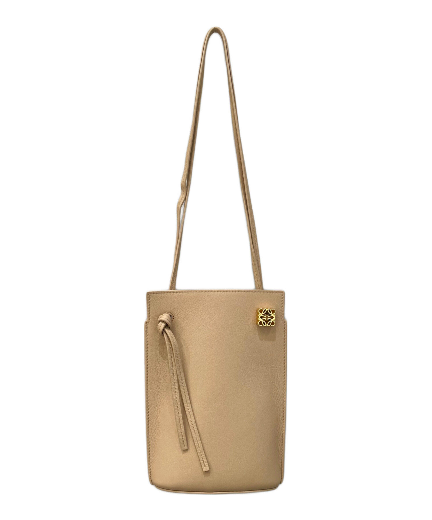 中古・古着通販】LOEWE (ロエベ) ペブルダイスポケットバック ブラウン