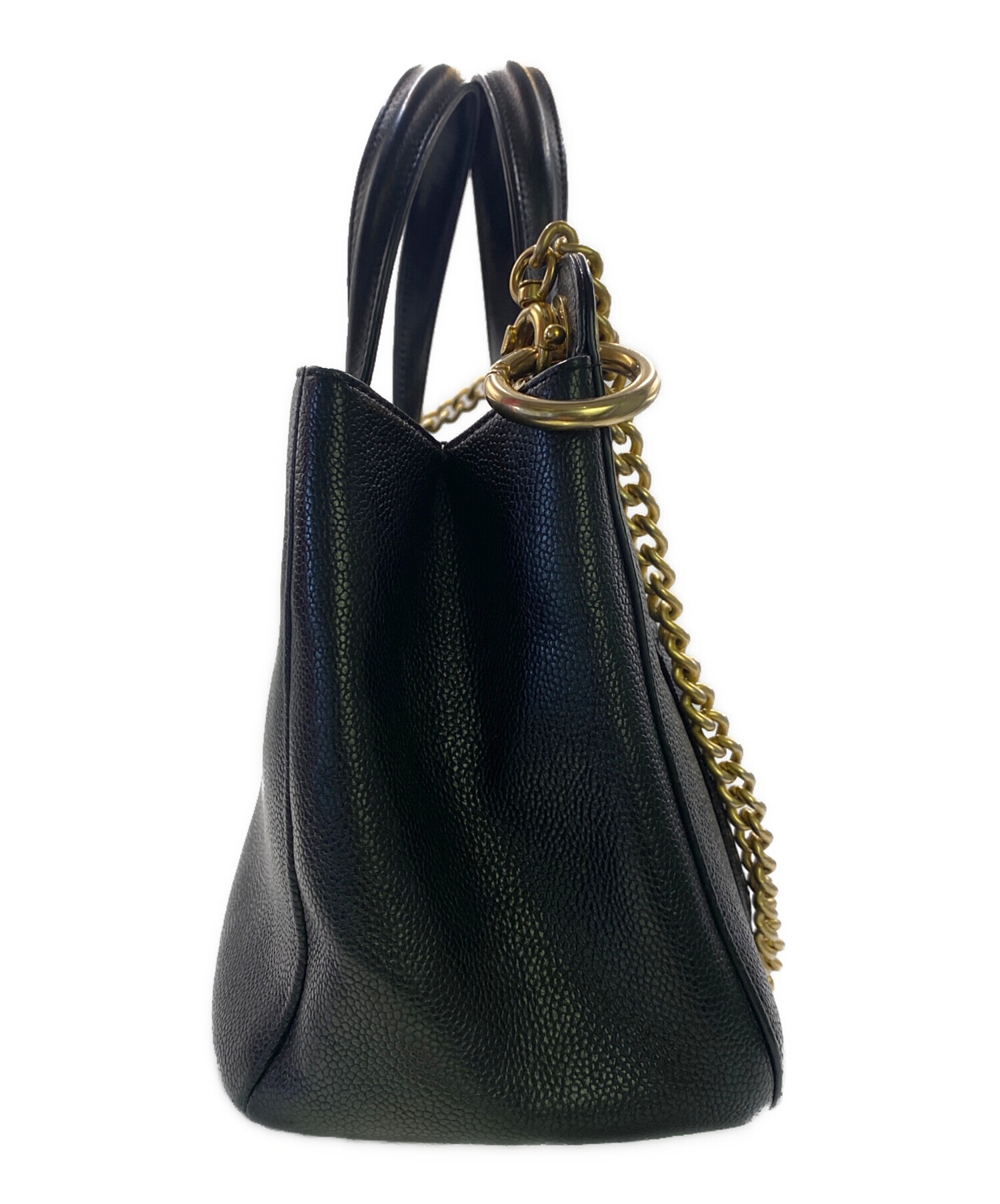 中古・古着通販】CHANEL (シャネル) 2WAYショルダーバッグ ブラック