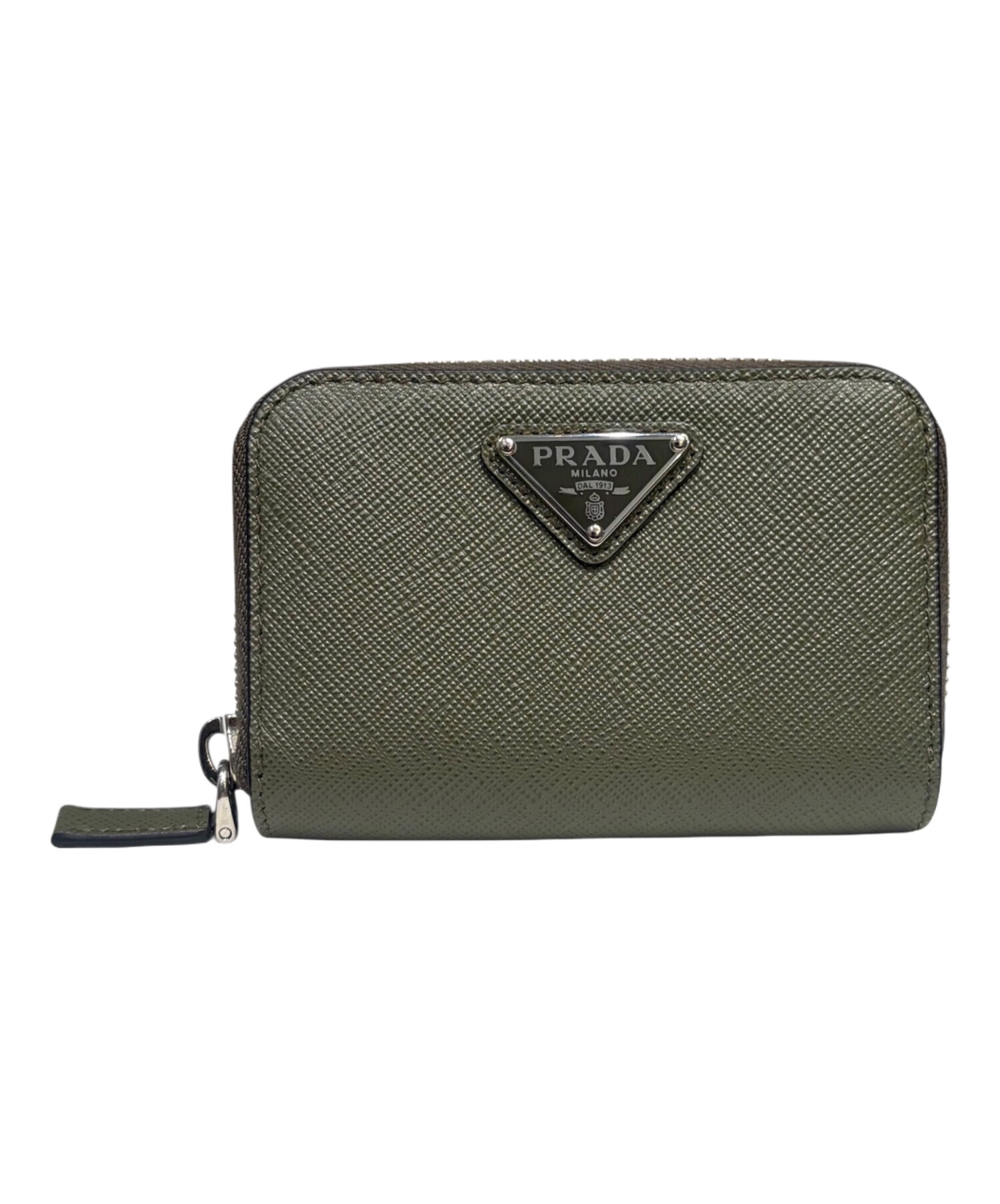 中古・古着通販】PRADA (プラダ) サフィアーノトライアングルコイン 