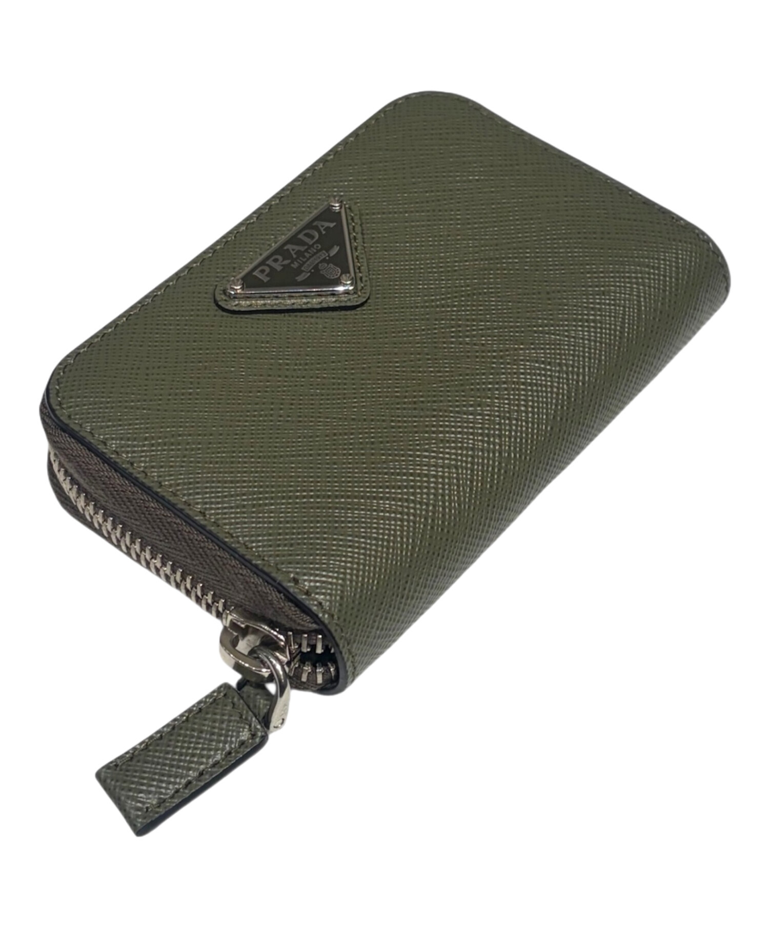 中古・古着通販】PRADA (プラダ) サフィアーノトライアングルコイン