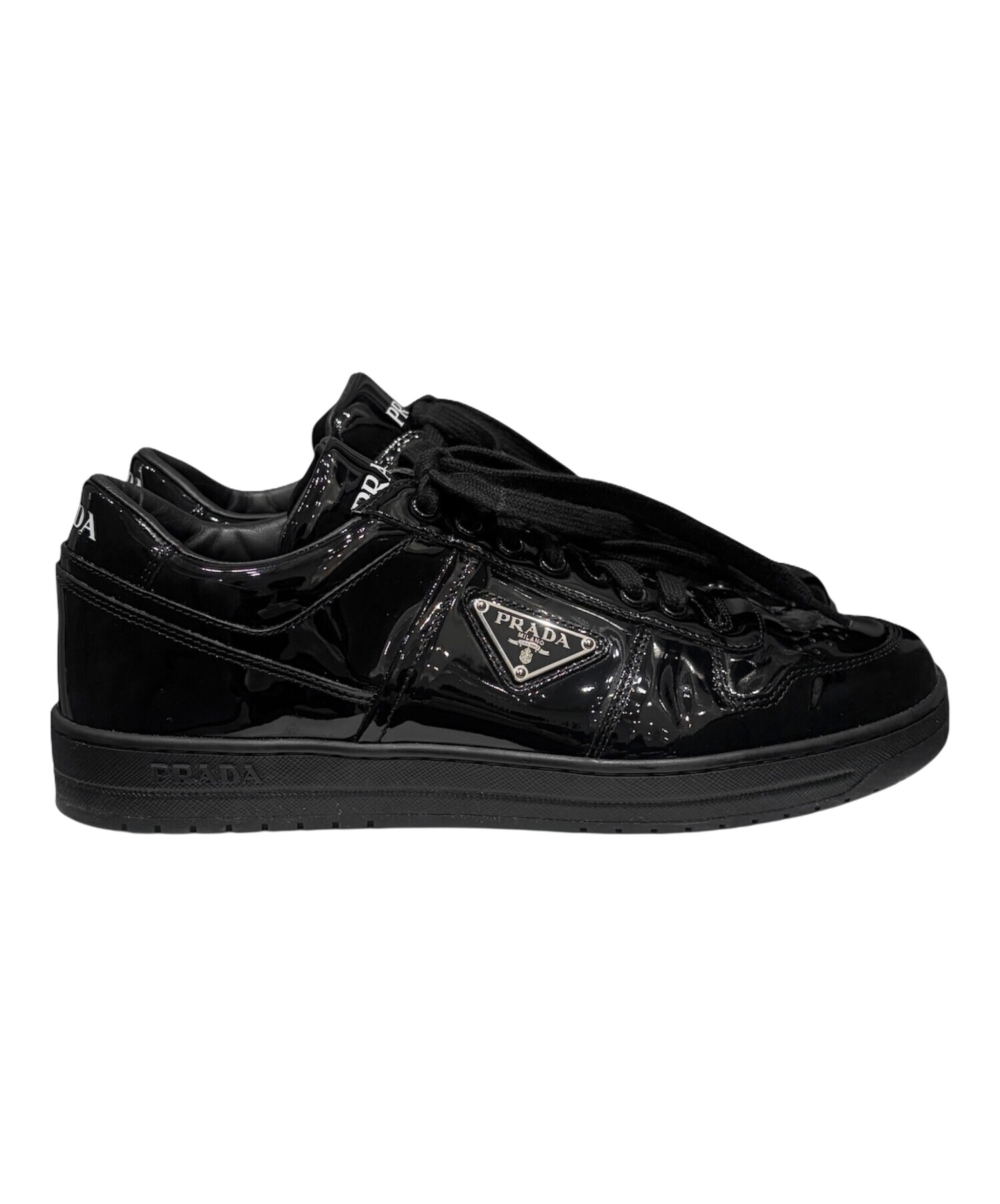 中古・古着通販】PRADA (プラダ) ダウンタウン レザー スニーカー
