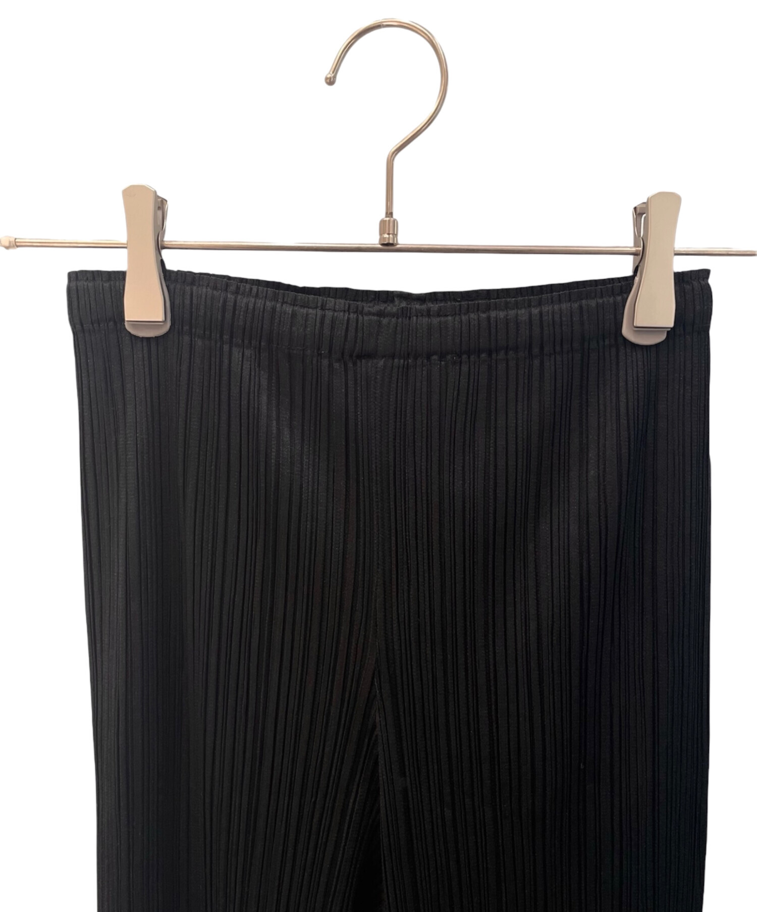PLEATS PLEASE ブラック プリーツパンツ 中古・古着通販】PLEATS PLEASE (プリーツプリーズ) プリーツパンツ