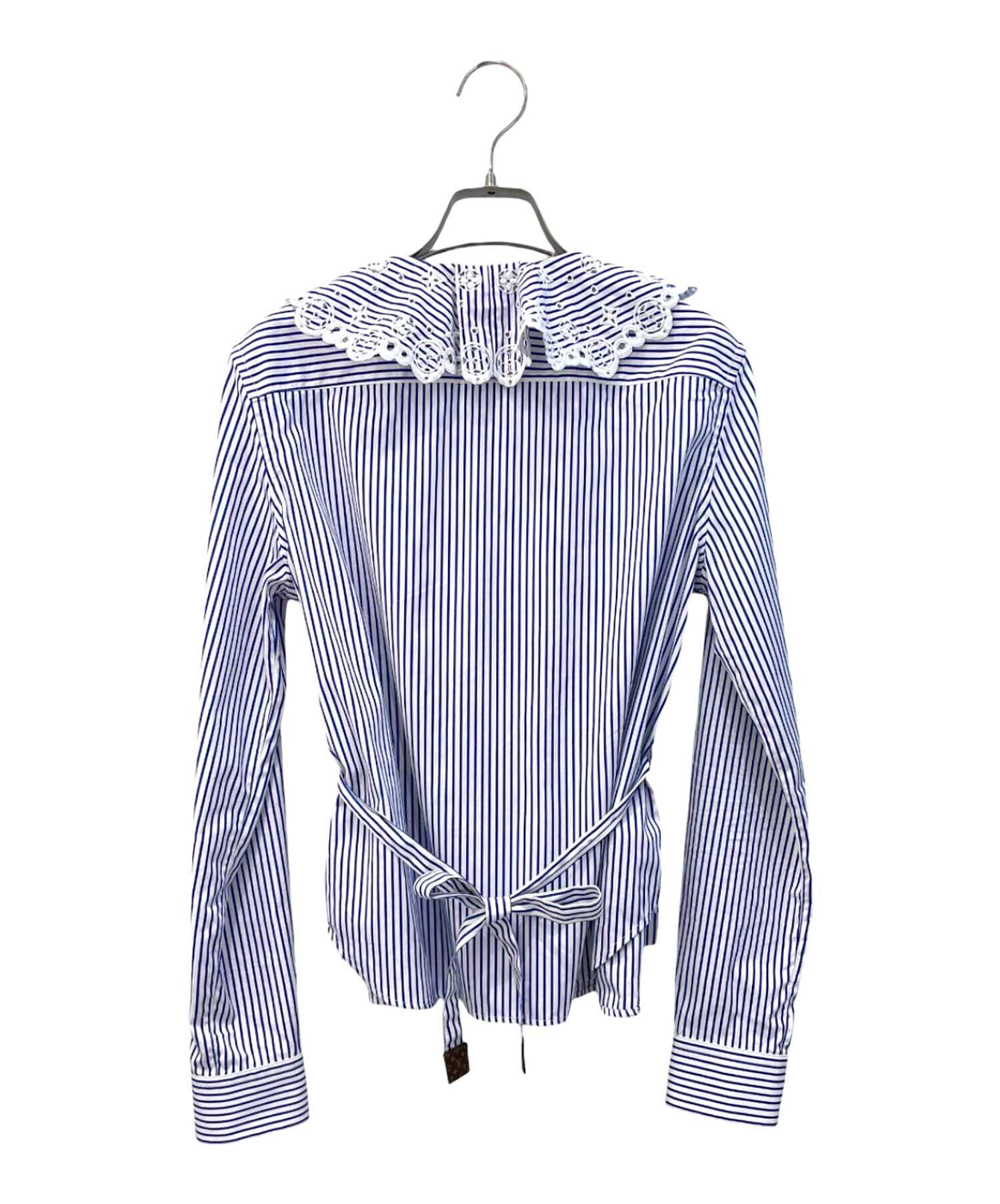 ルイ・ヴィトン LOUIS VUITTON カットソー 衣料品 トップス コットン レディース ホワイト系 / ブルー系 【中古】 中古・古着通販】LOUIS VUITTON (ルイ ヴィトン) モノグラムカット