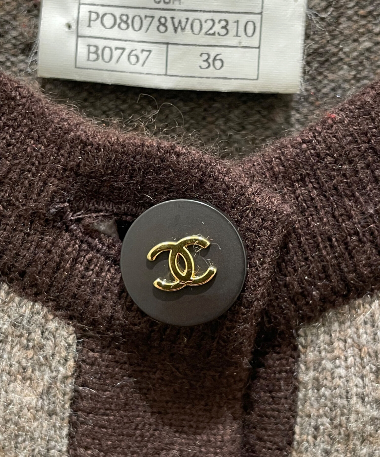 中古・古着通販】CHANEL (シャネル) 96A ココマークボタン カシミヤ