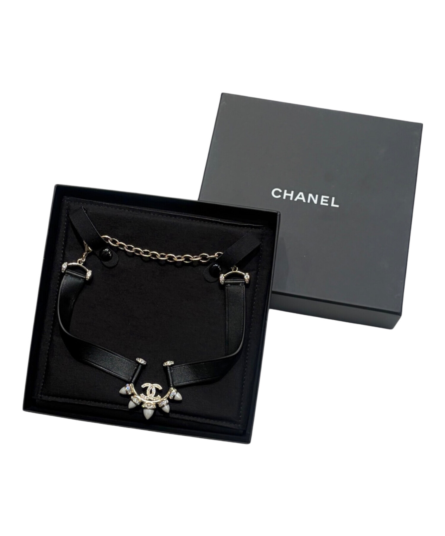 CHANEL 空箱　チョーカー 中古・古着通販】CHANEL (シャネル) ココマーク チョーカー サイズ