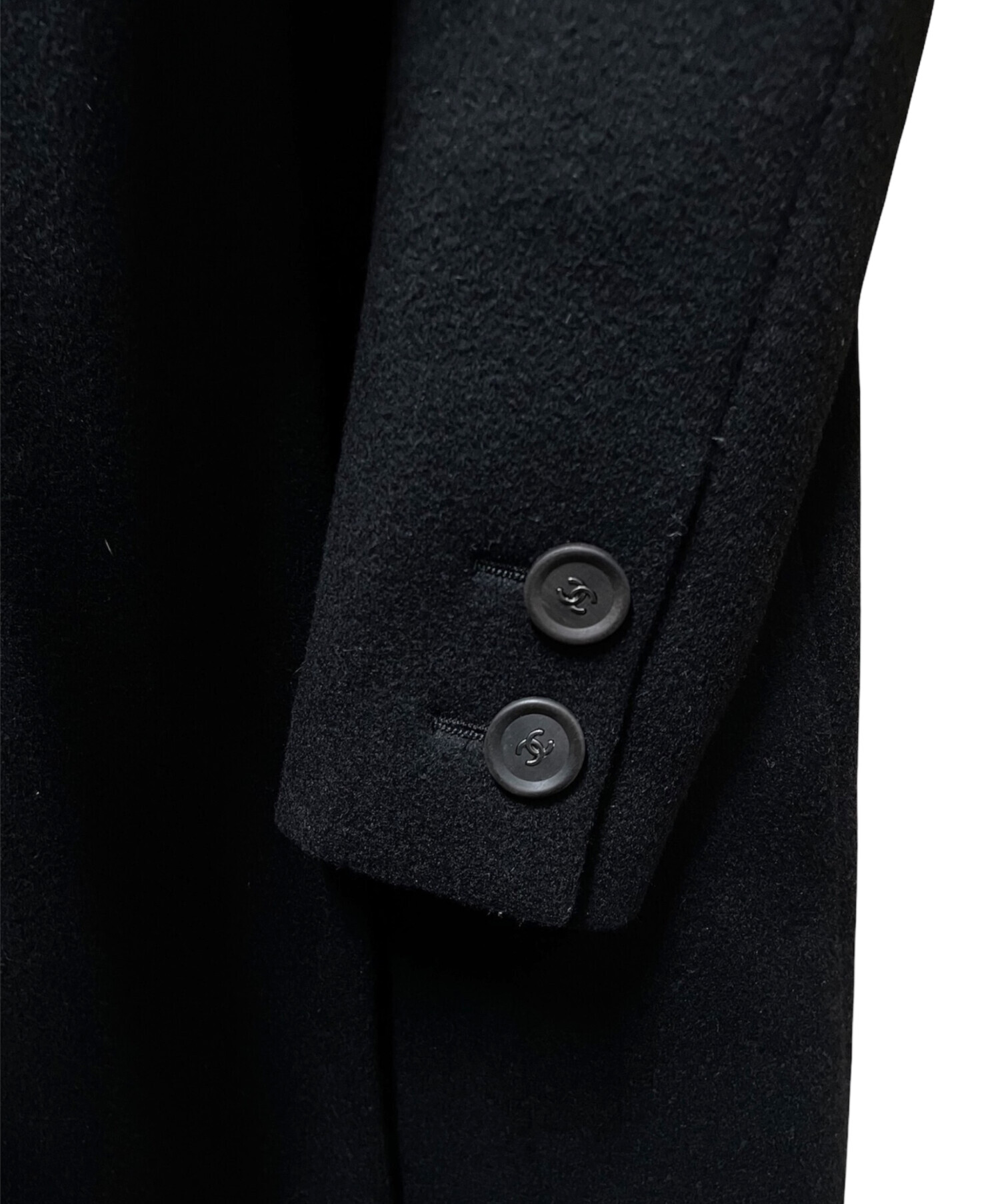 中古・古着通販】CHANEL (シャネル) ココマークボタン ウールダブル