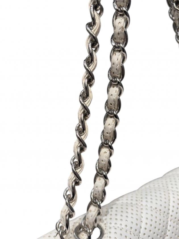 中古・古着通販】CHANEL (シャネル) マトラッセ パンチング25 ホワイト
