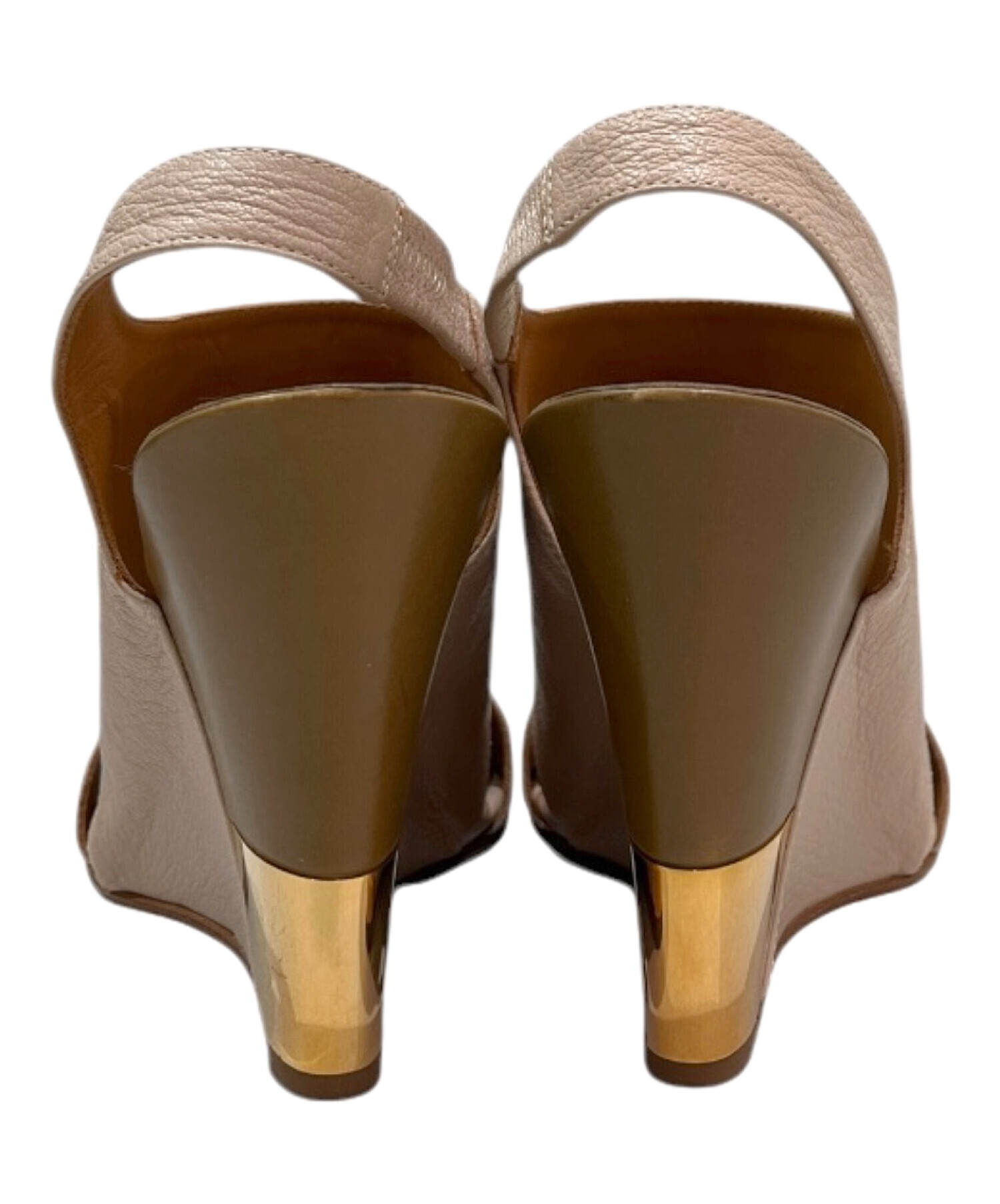 【see by Chloe】ウェッジソールサンダル 中古・古着通販】Chloe (クロエ) ウェッジソールサンダル ベージュ