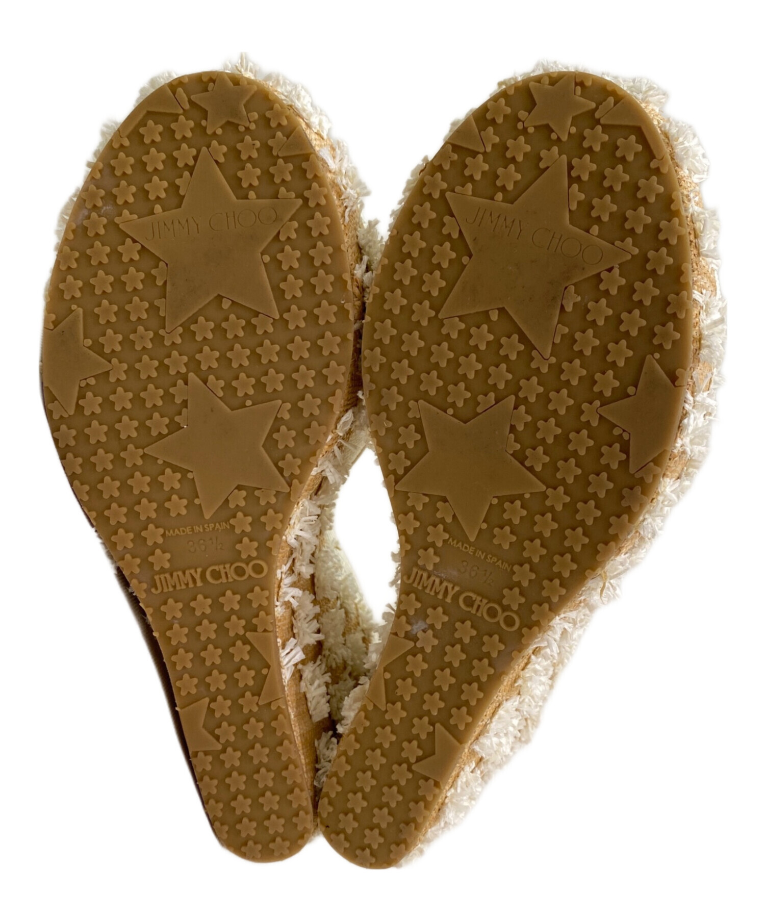 中古・古着通販】JIMMY CHOO (ジミーチュウ) コルクウェッジサンダル